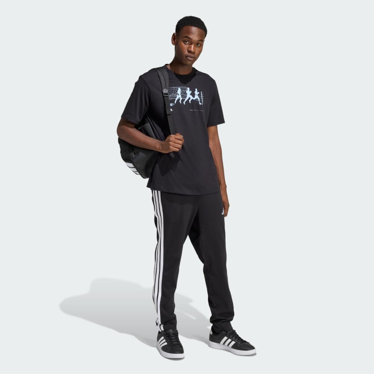 Camiseta Estampada adidas ANX Run - Masculina - Foto 4