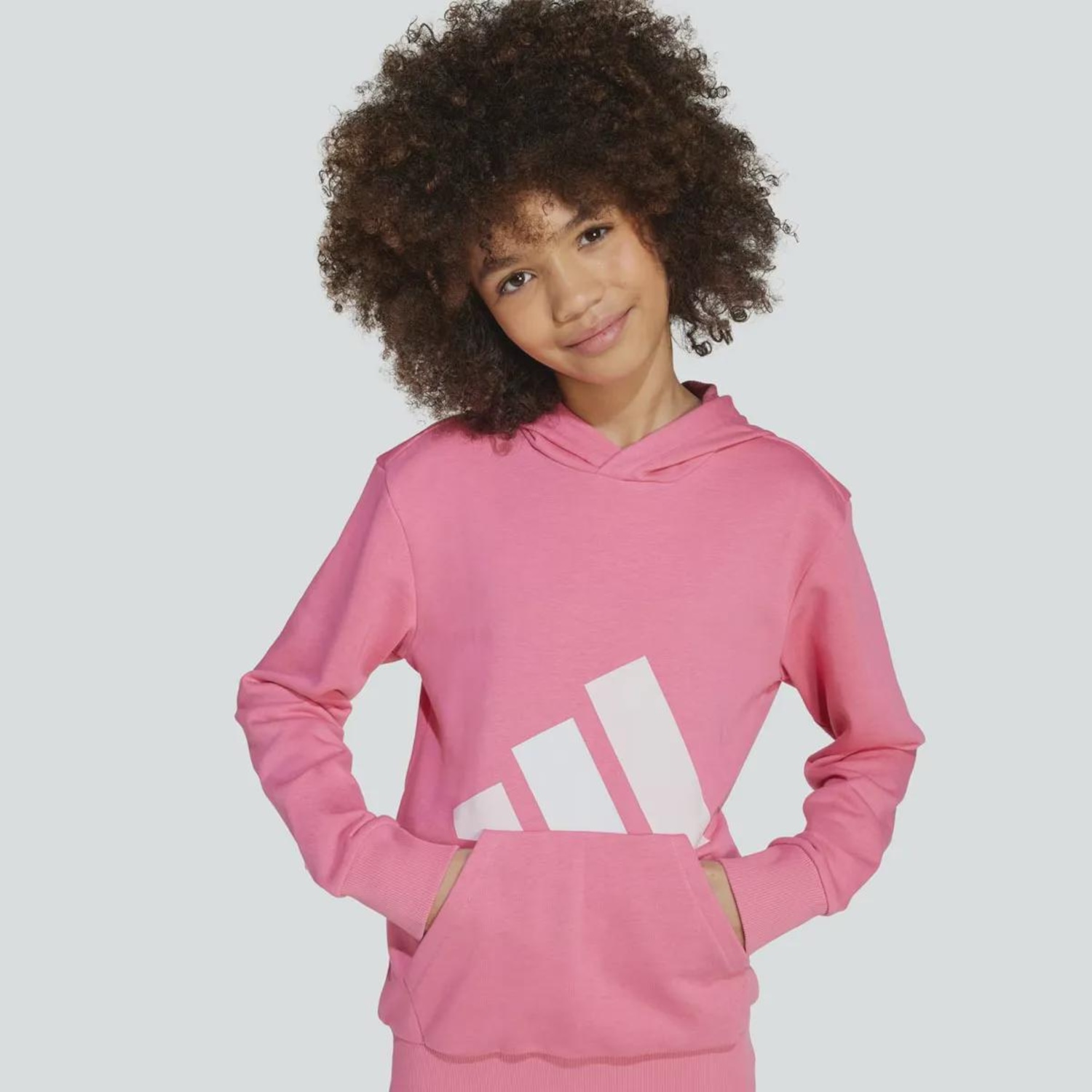 Blusão Moletom Infantil Big Logo HD 280 adidas - Foto 1