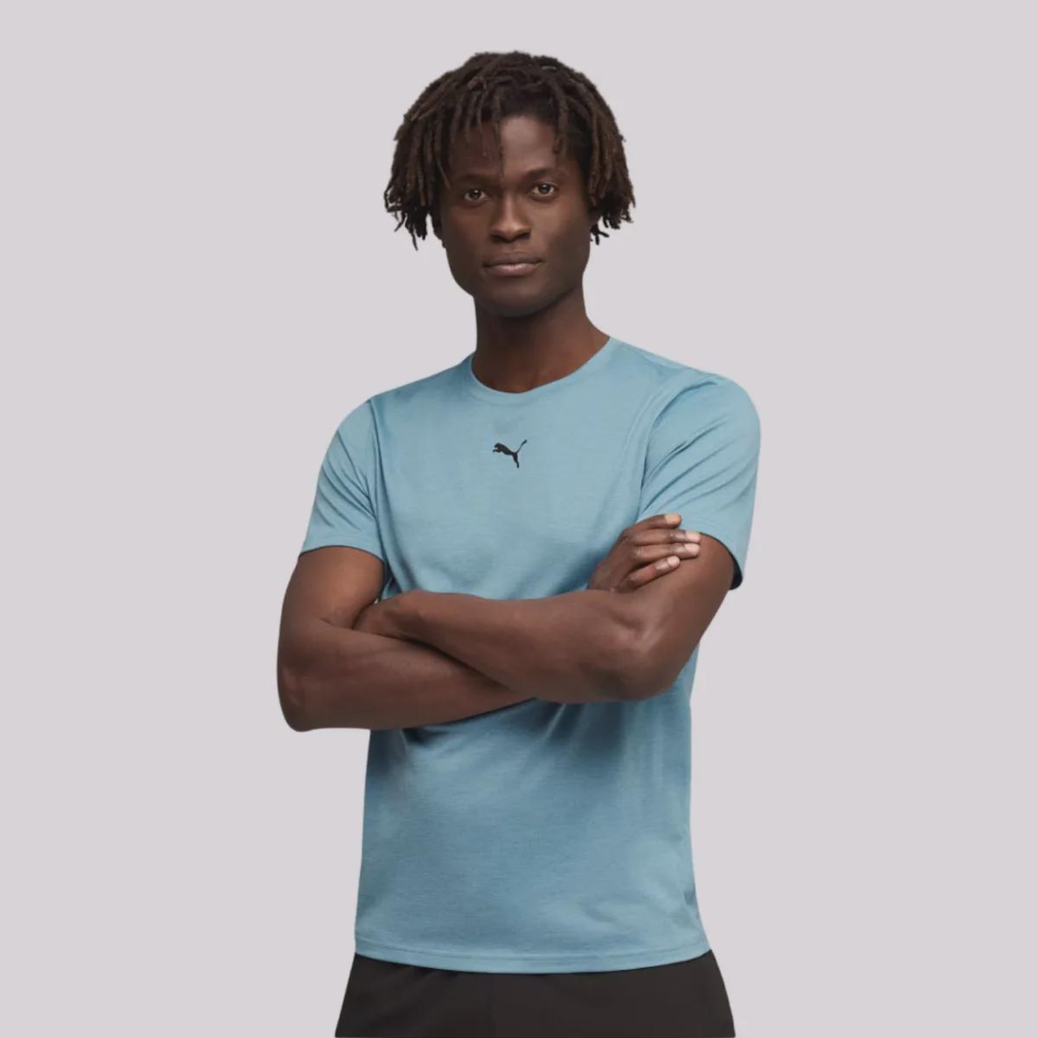 Camiseta Masculina M Tad Essentials Heather Car Puma - Foto 1