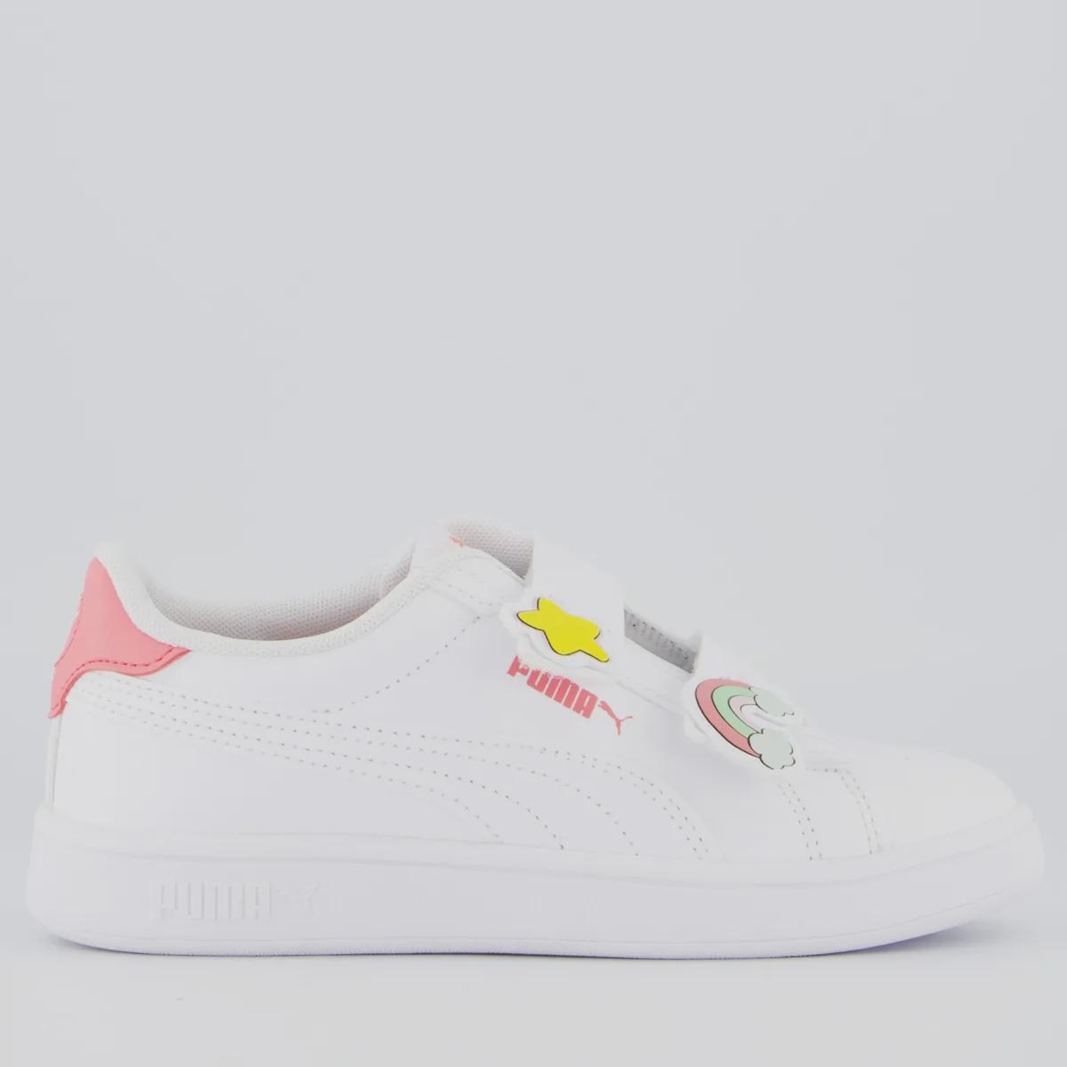 Tênis Infantil Smash 3.0 Badges V Ps Puma - Foto 1