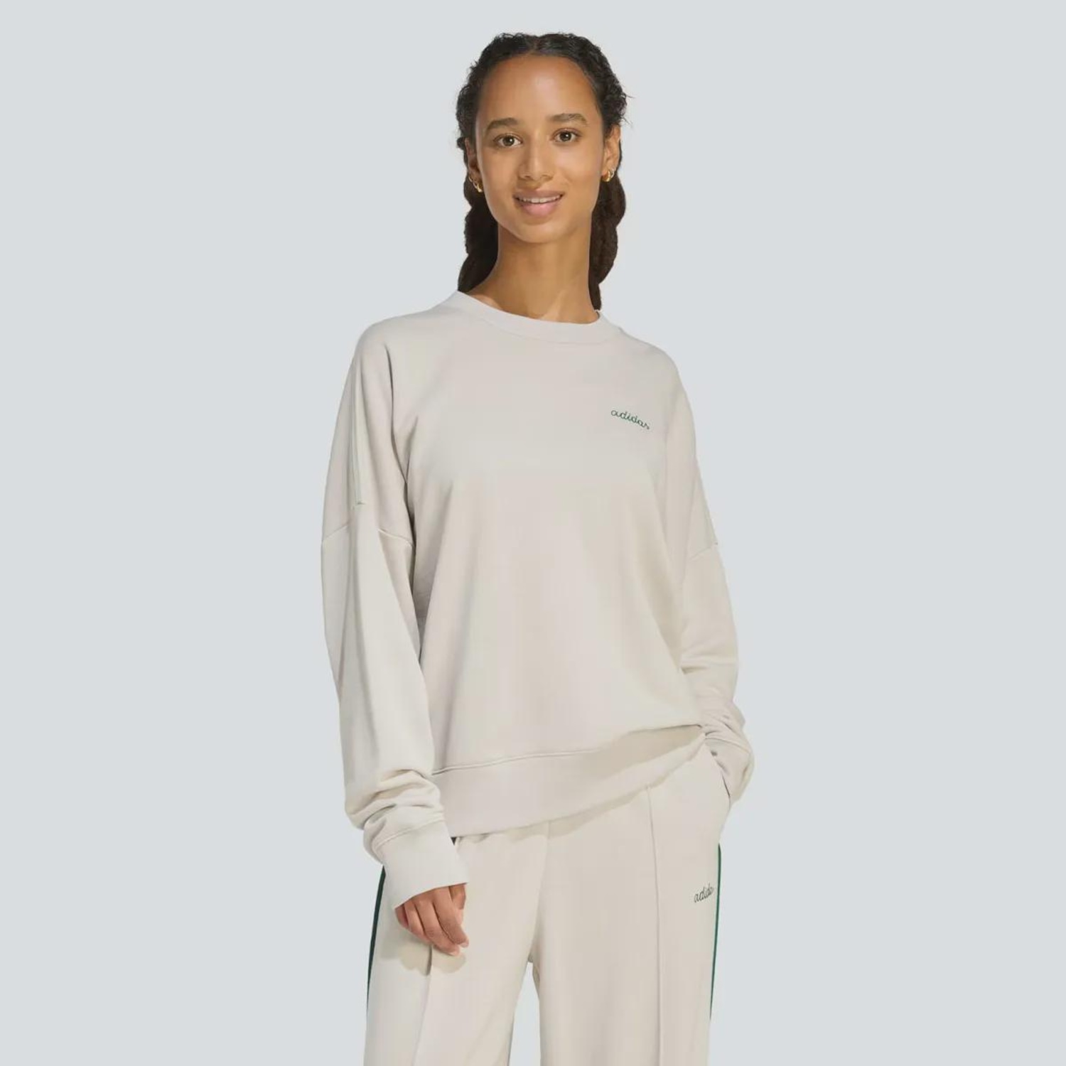 Blusão Moletom Feminino CP CRW adidas - Foto 1