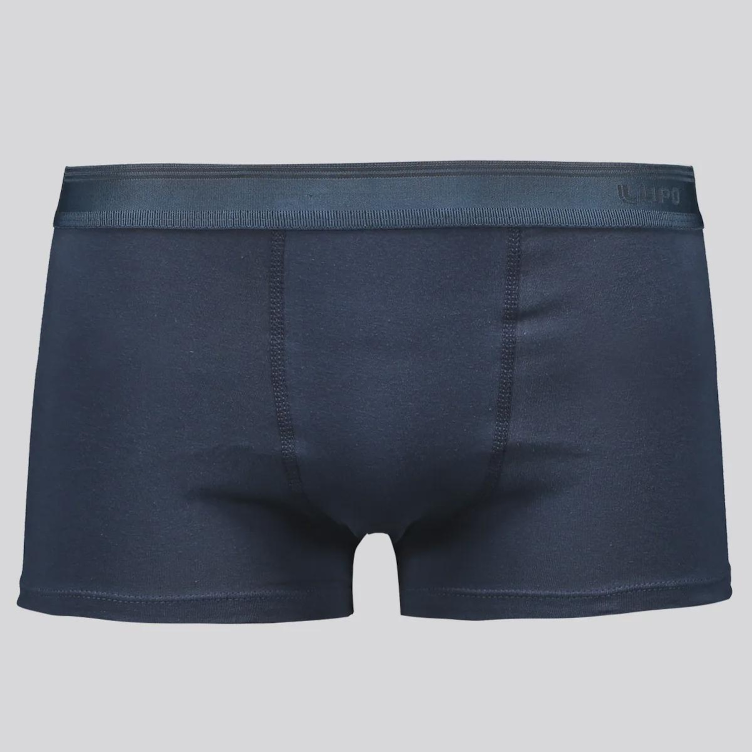 Cueca Sunga Lupo Algodão com Elastano Logo Adulta - Foto 1