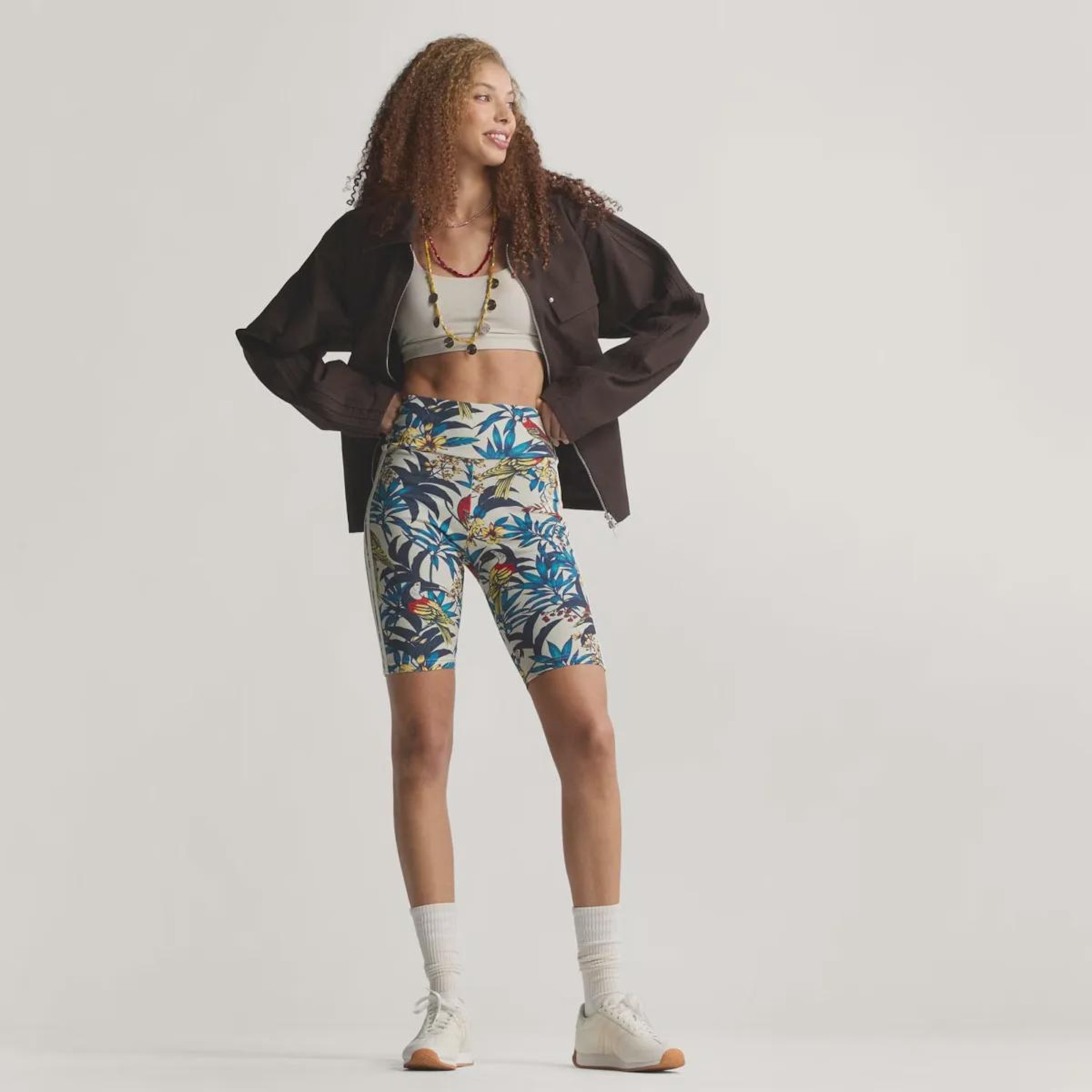 Shorts Feminino Farm Bike adidas - Foto 1