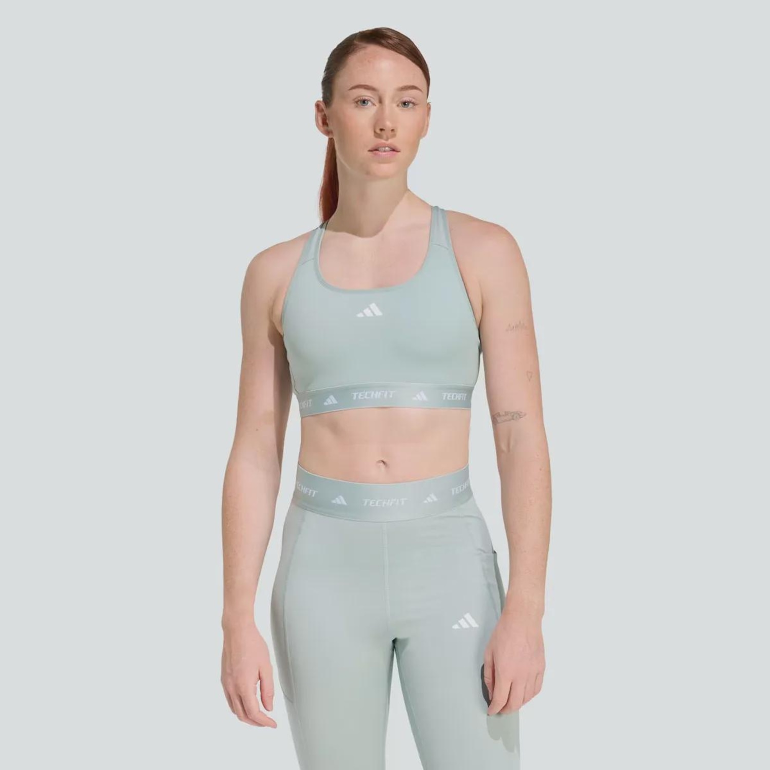Top Techfit adidas Feminino - Foto 1