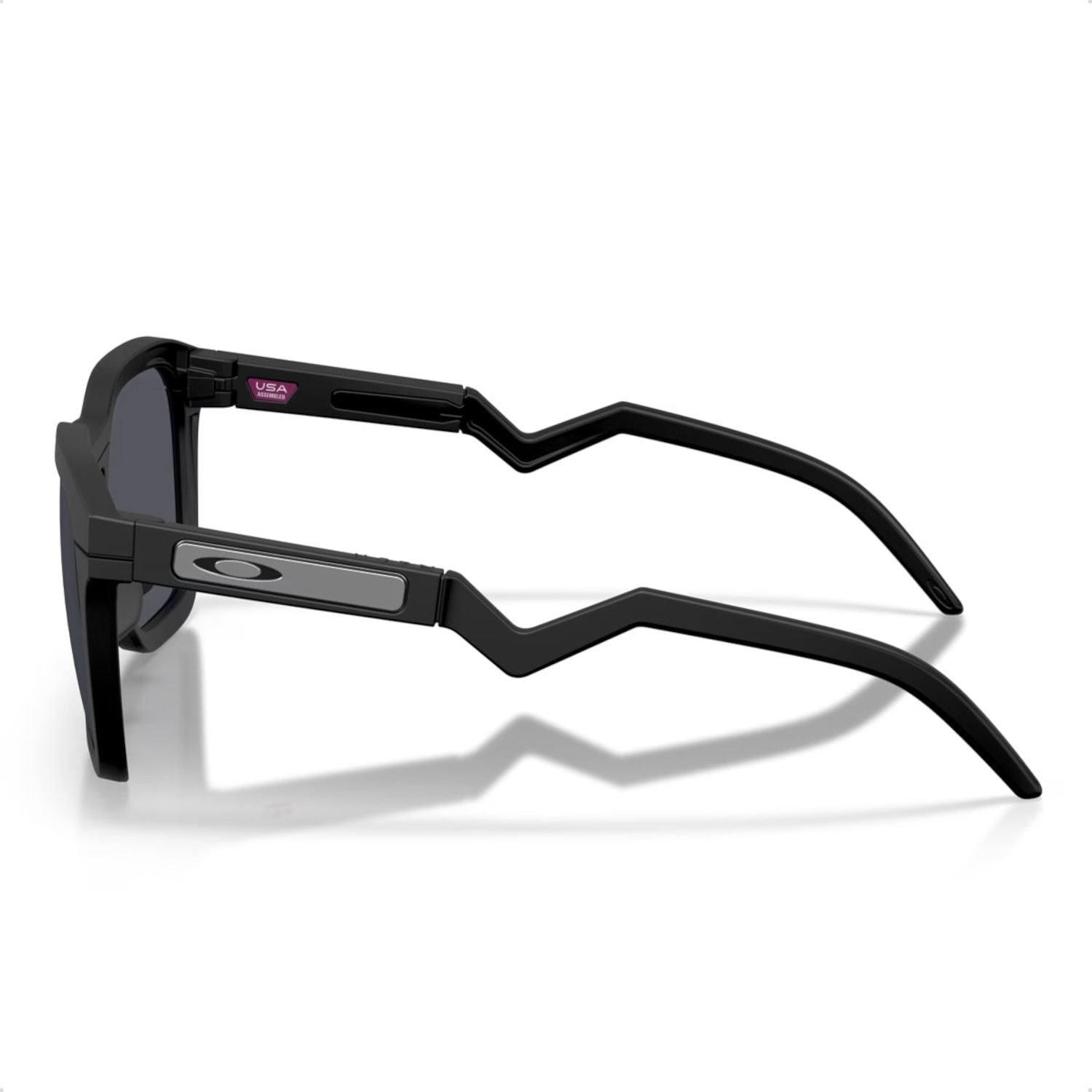Óculos de Sol Unissex Oakley HSTN SQ Prizm Grey - Foto 4