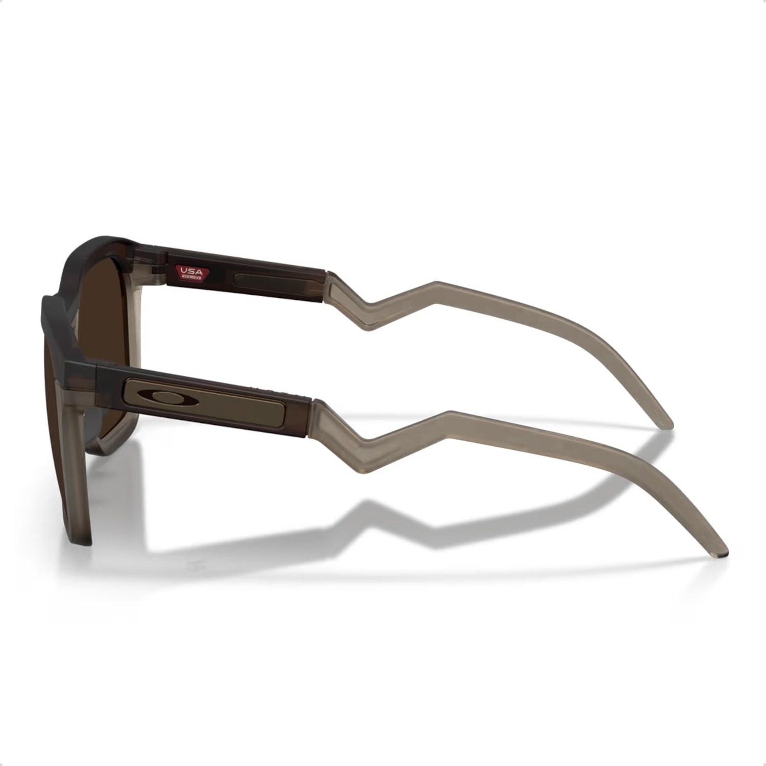 Óculos de Sol Unissex Oakley HSTN SQ Prizm Tungsten - Foto 4