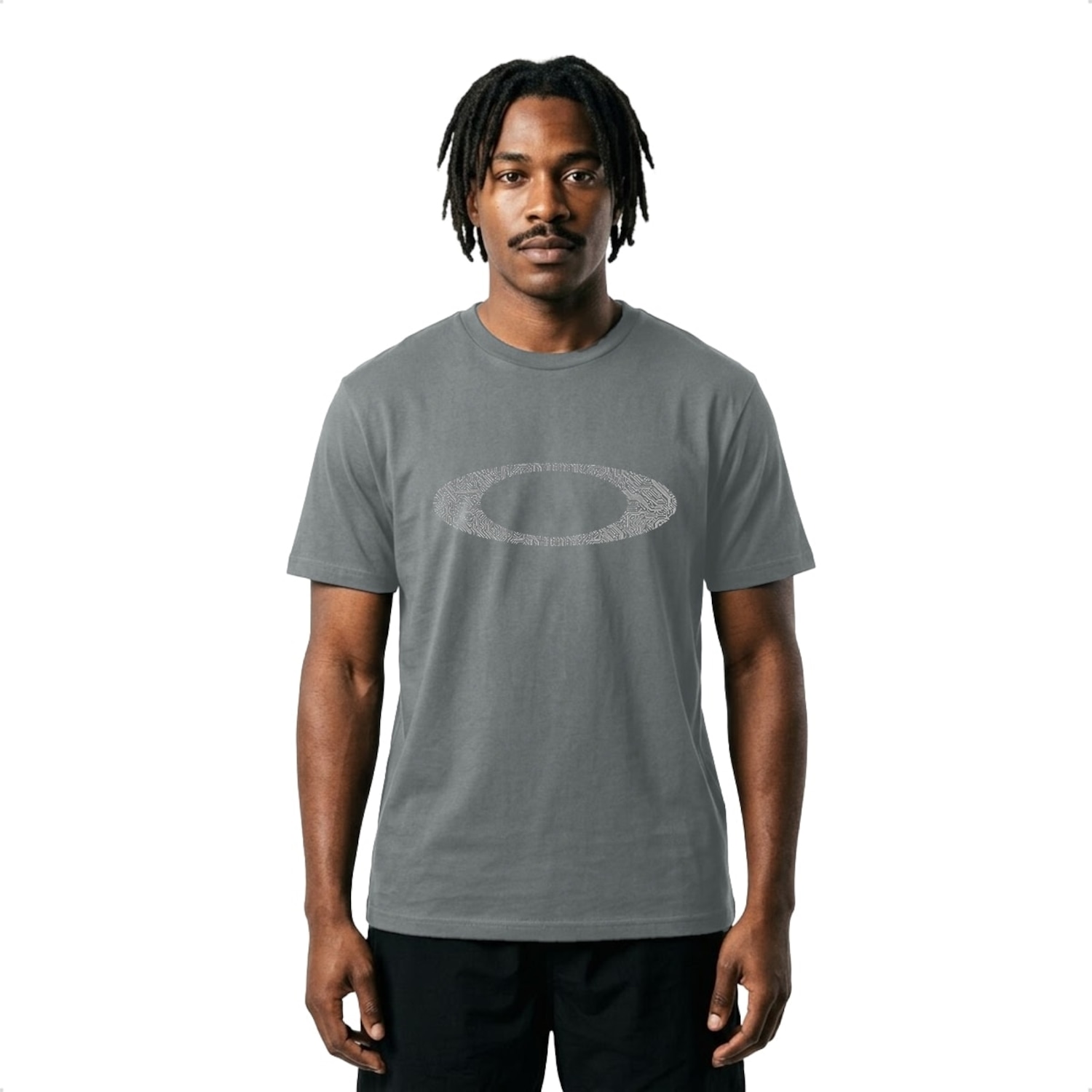 Camiseta Oakley Ellipse Motherboard Masculina - Foto 1