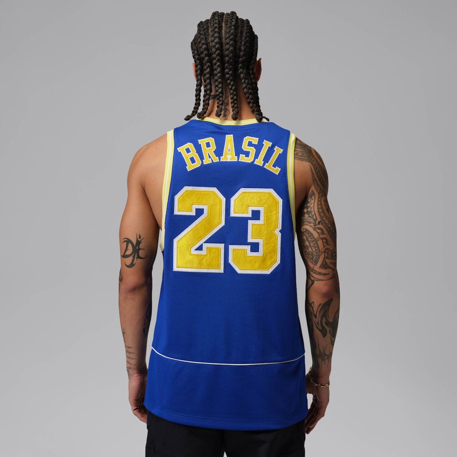 Regata Brasil Jordan Essentials Mesh Masculina - Foto 2