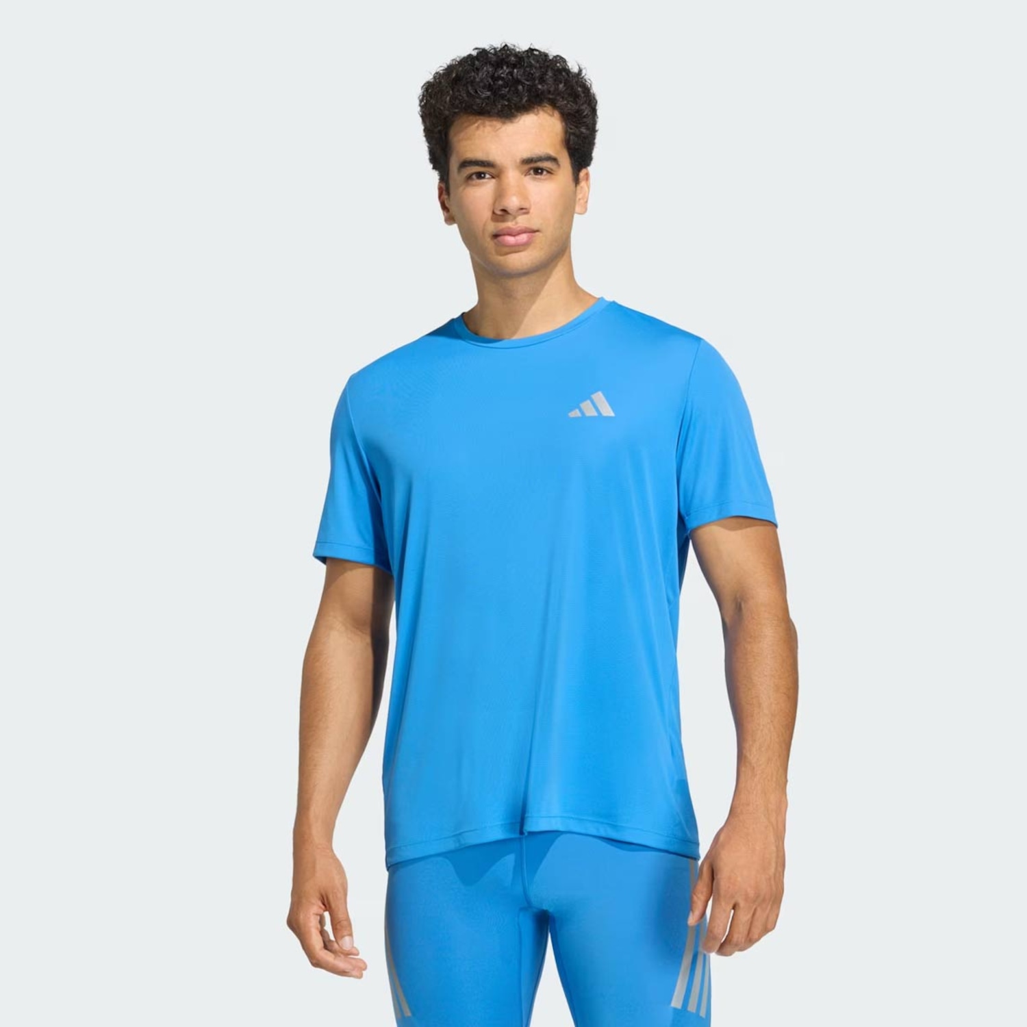Camiseta adidas Run Ess Tee - Masculina - Foto 1