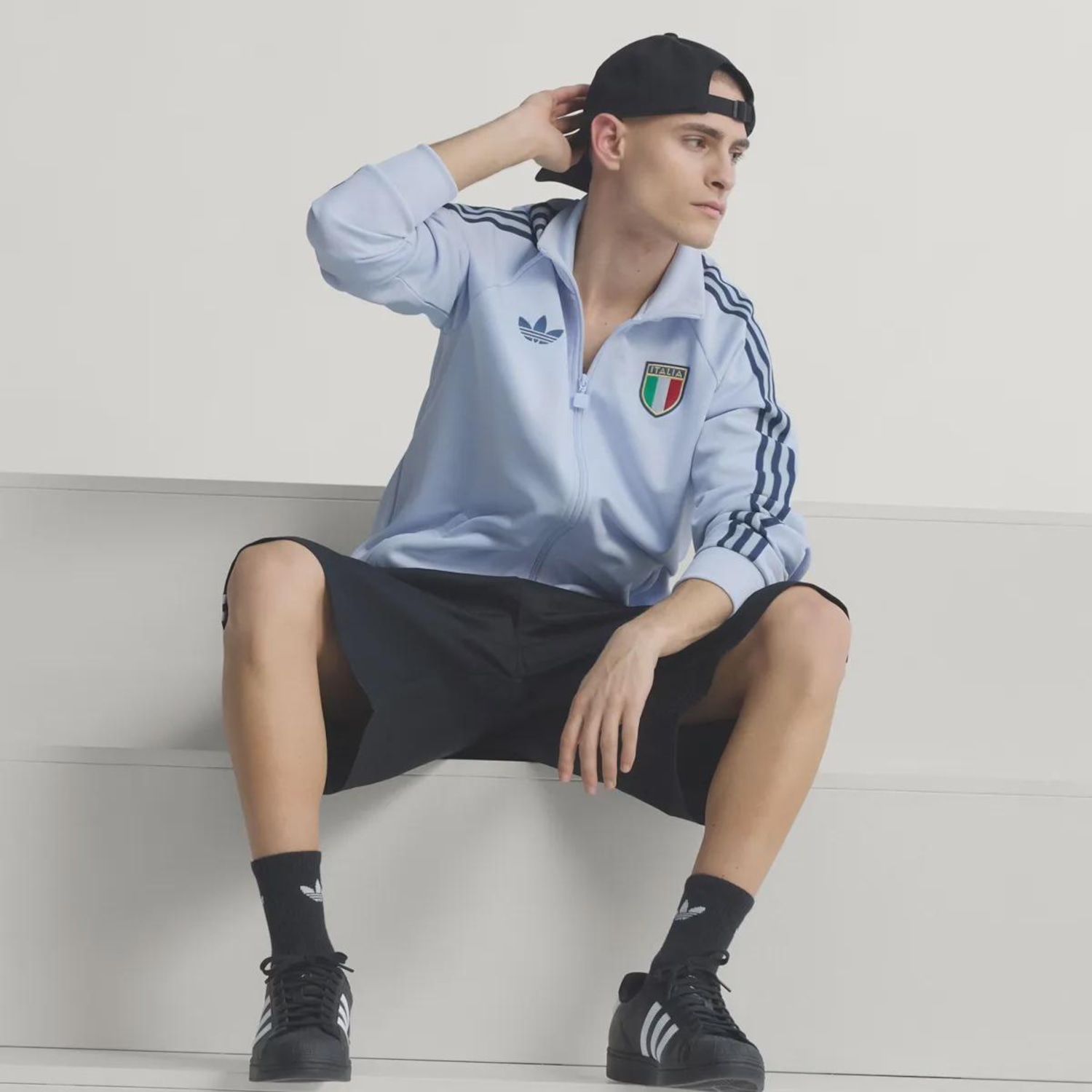 Jaqueta da Itália adidas Originals I - Masculina - Foto 1