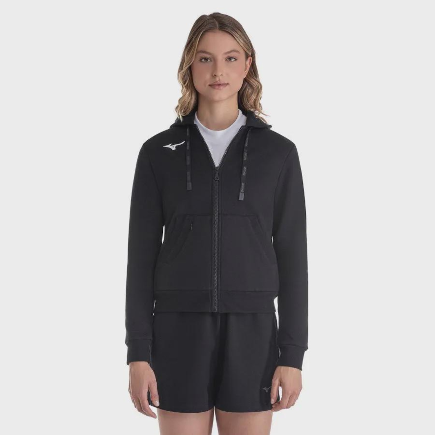 Blusão Moletom Casual Mizuno Novo Feminino - Foto 1