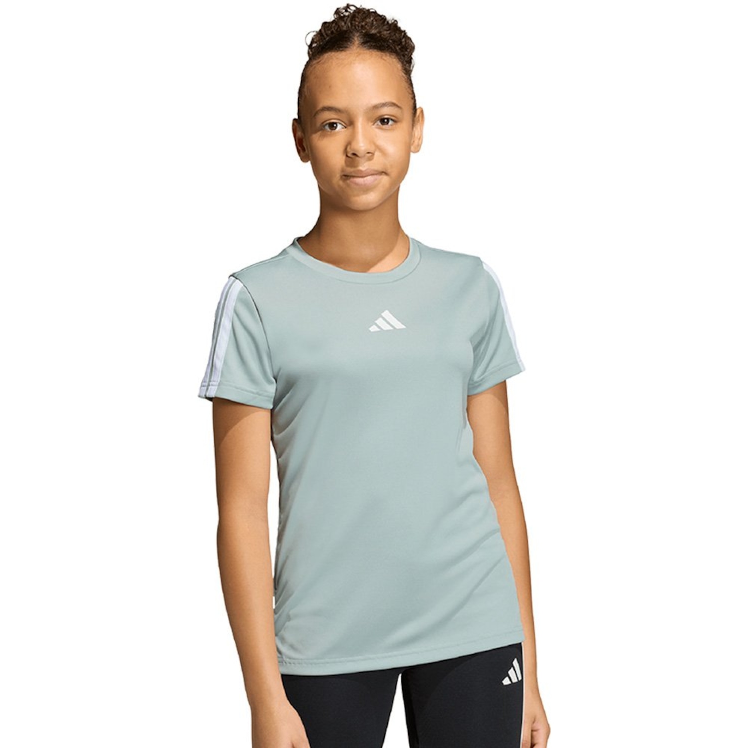 Camiseta adidas Essentials Três Listras - Infantil - Foto 1