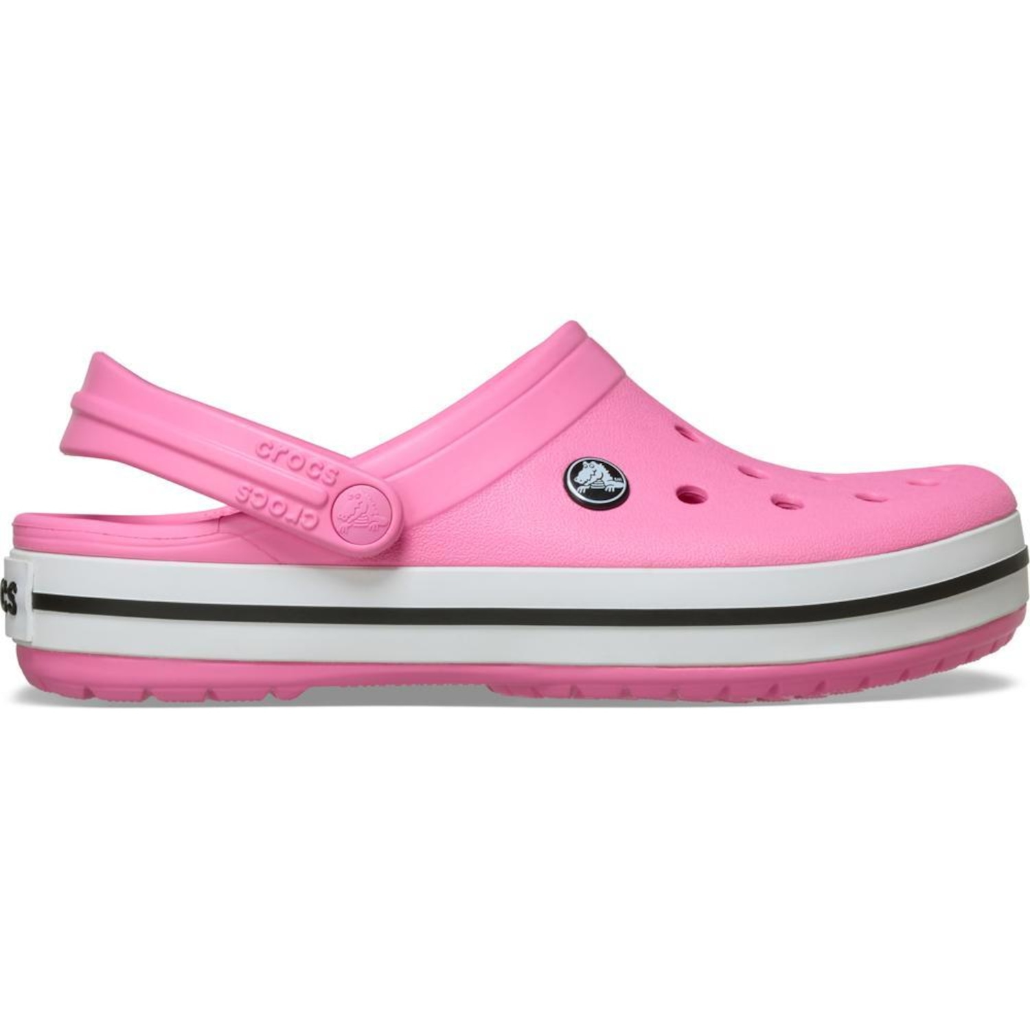 Sandália Unissex Crocs Crocband Clog Pink Lemonade - Foto 1