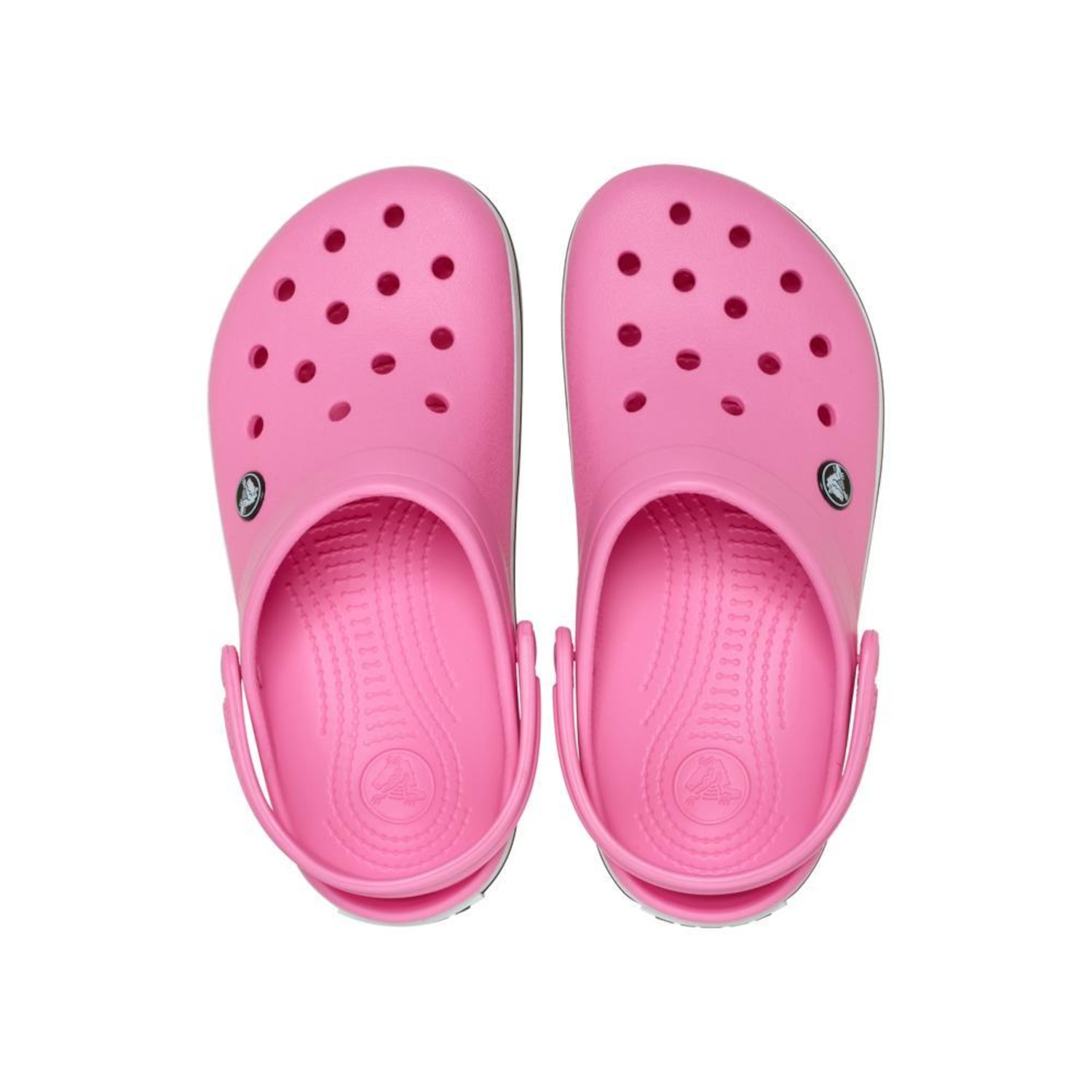 Sandália Unissex Crocs Crocband Clog Pink Lemonade - Foto 4