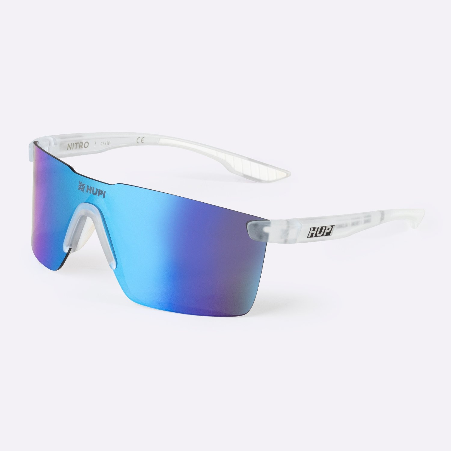 Óculos HUPI Nitro Cristal Lente Azul Espelhado - Foto 1