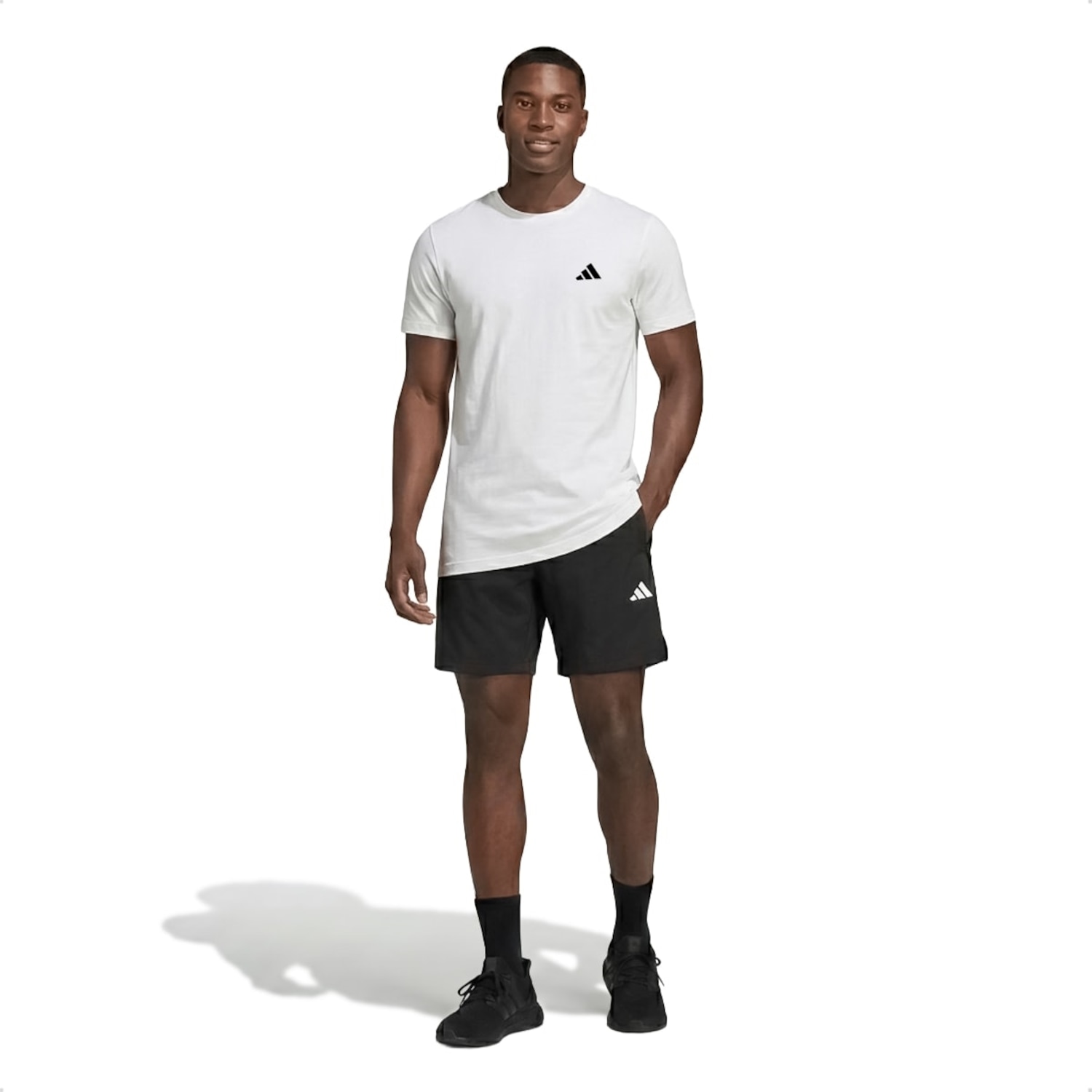 Shorts adidas Workout Essentials - Masculino - Foto 3