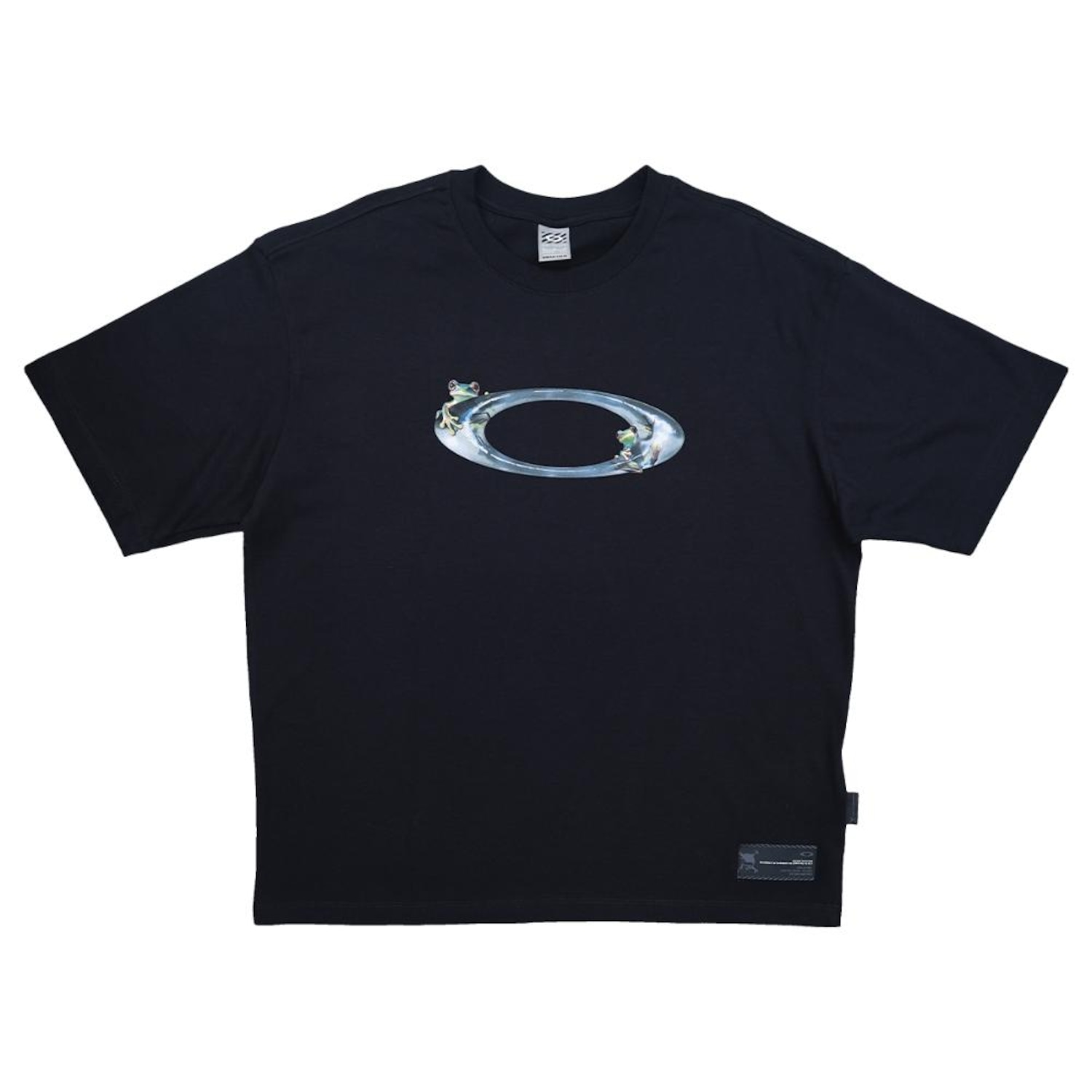 Camiseta Oakley Jupiter's Adventure SS Tee Blackout - Masculina - Foto 1