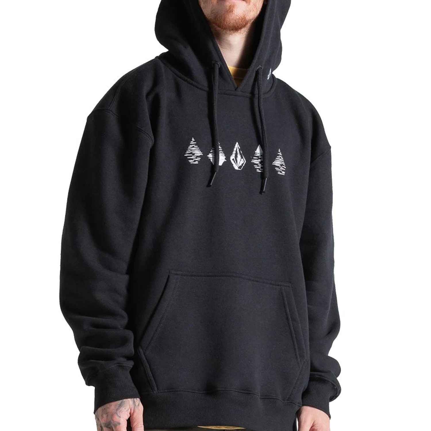 Moletom Volcom Canguru Stone Lunar WT26 - Masculino - Foto 1