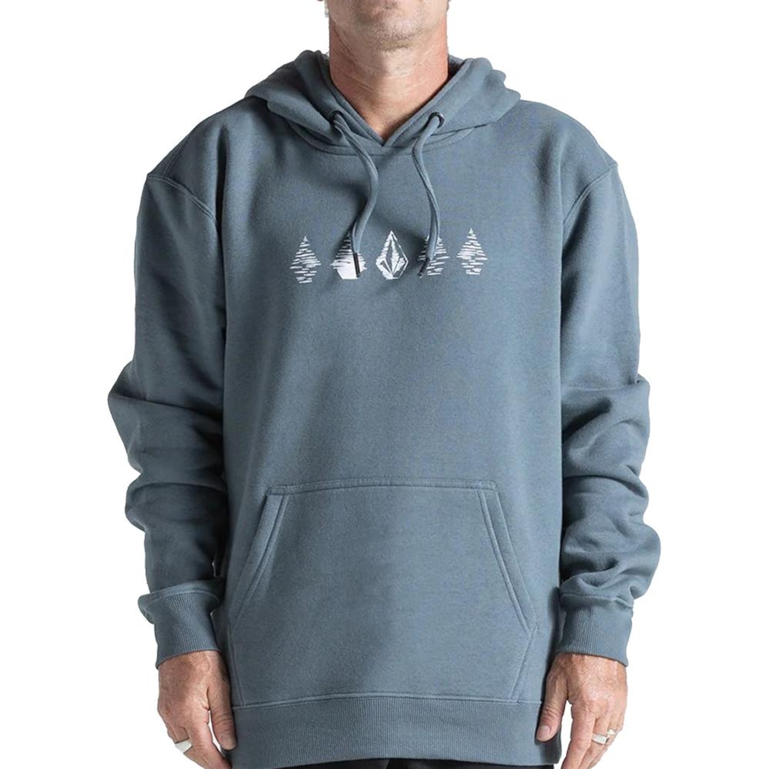 Moletom Volcom Canguru Stone Lunar WT26 - Masculino - Foto 1