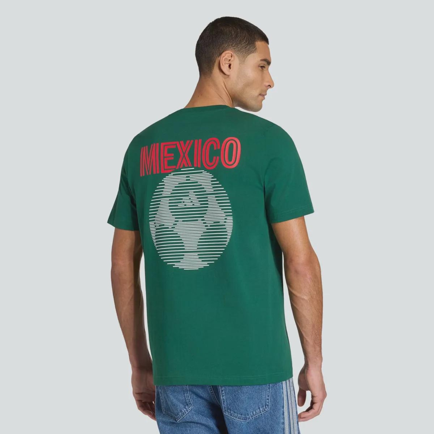 Camiseta do México GR Verde adidas - Masculina - Foto 2