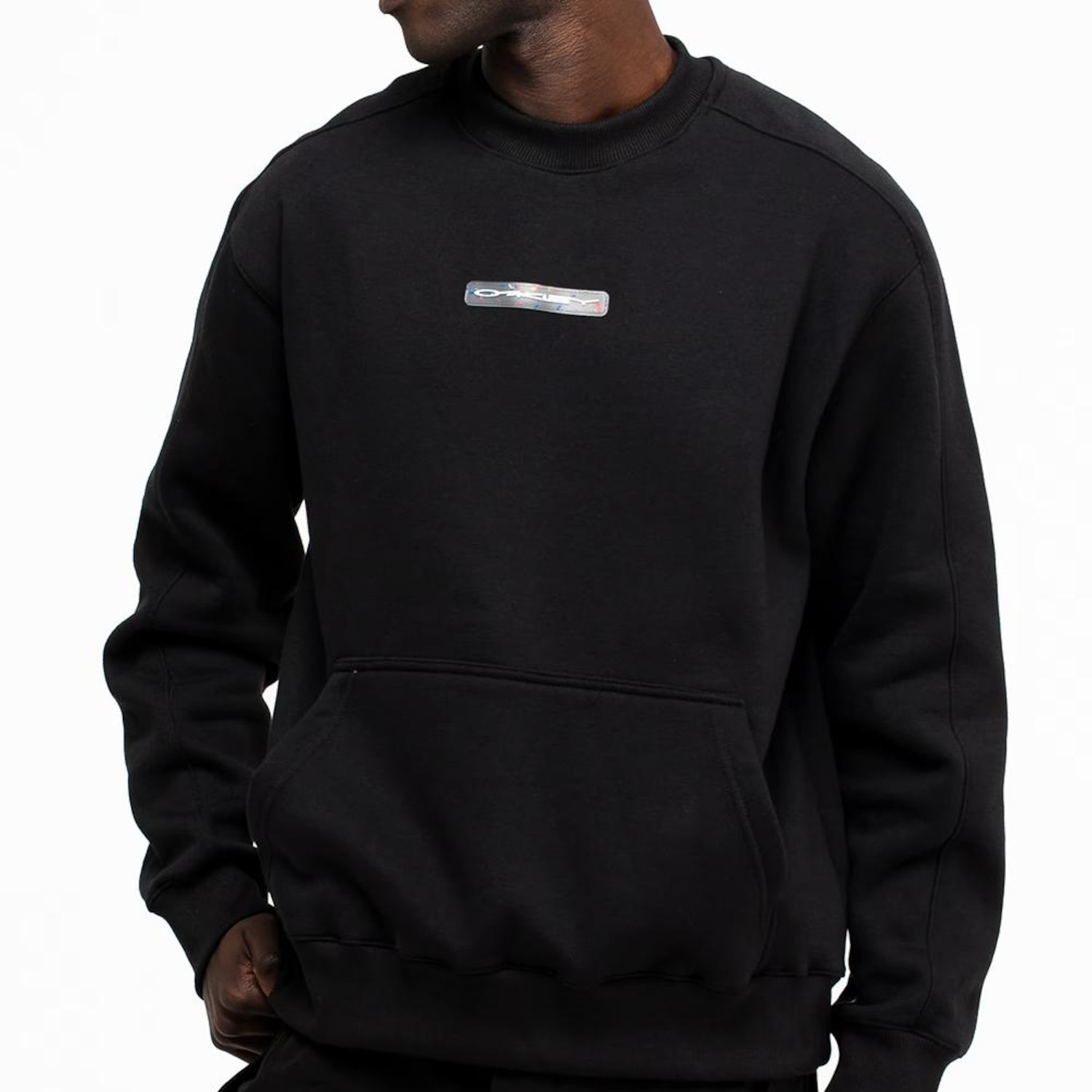 Moletom Masculino Oakley Careca Soho Crew Neck II WT26 Blackout s/c - Foto 1