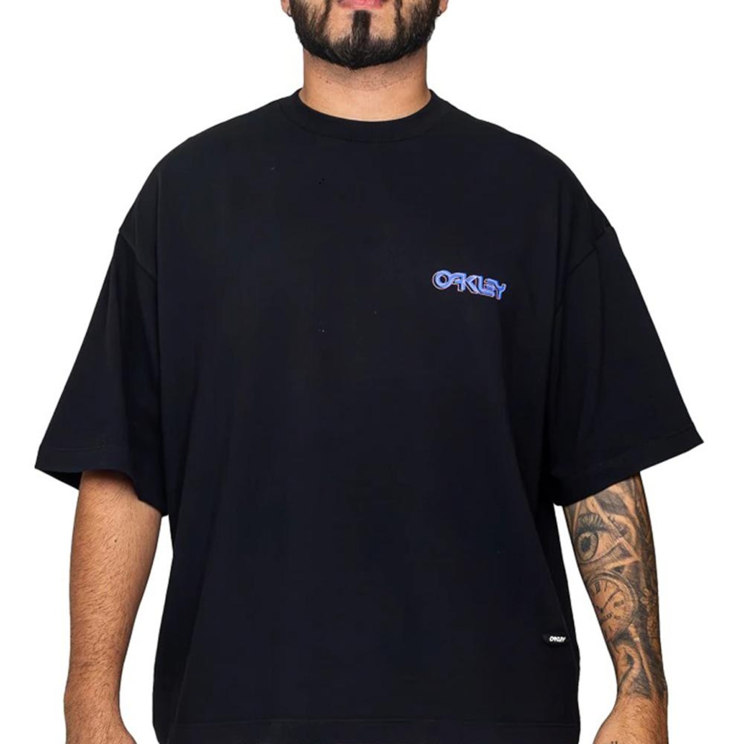 Camiseta Oakley B1B Warp Graphic SS Masculina - Foto 1