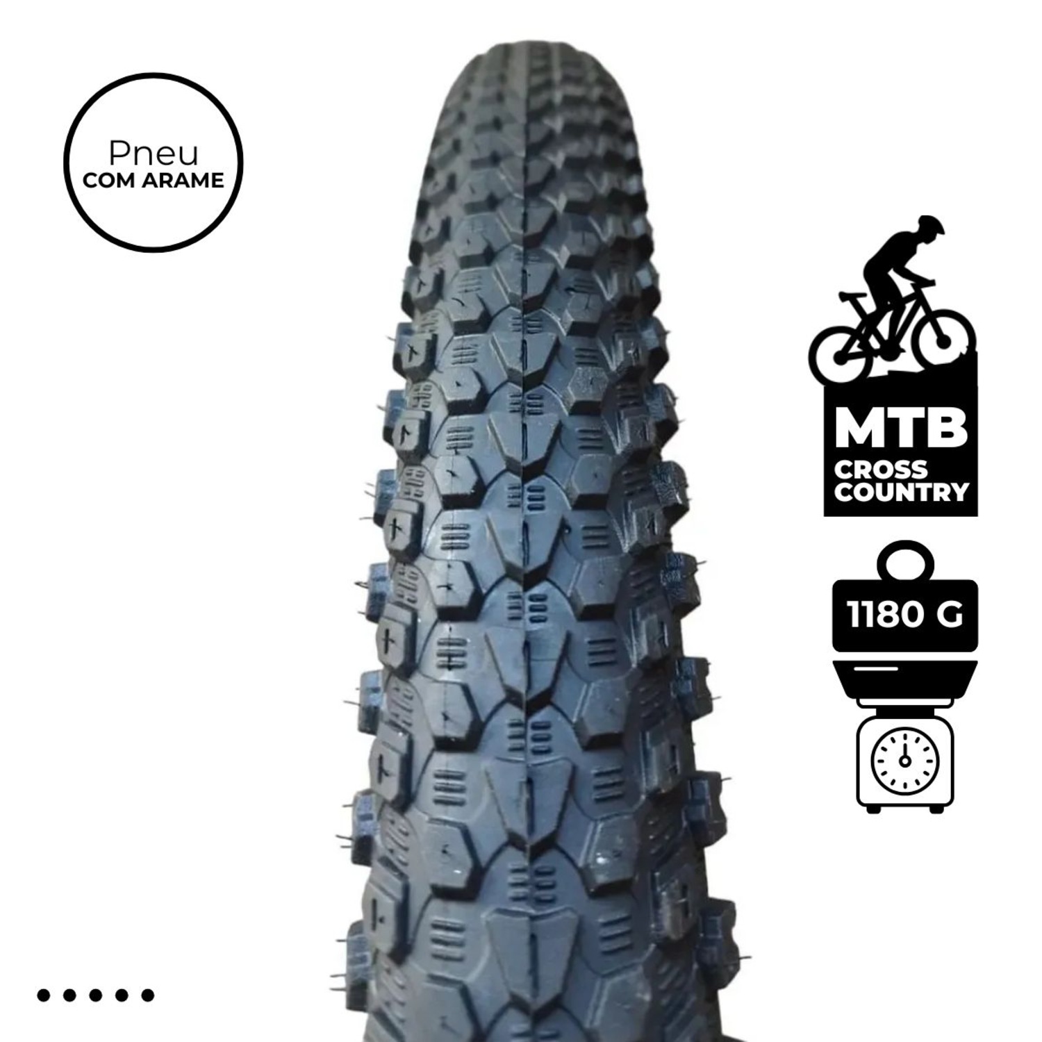 Pneu aro 29 x 2.10 bicicleta MTB Duranta Grip Master - Foto 3
