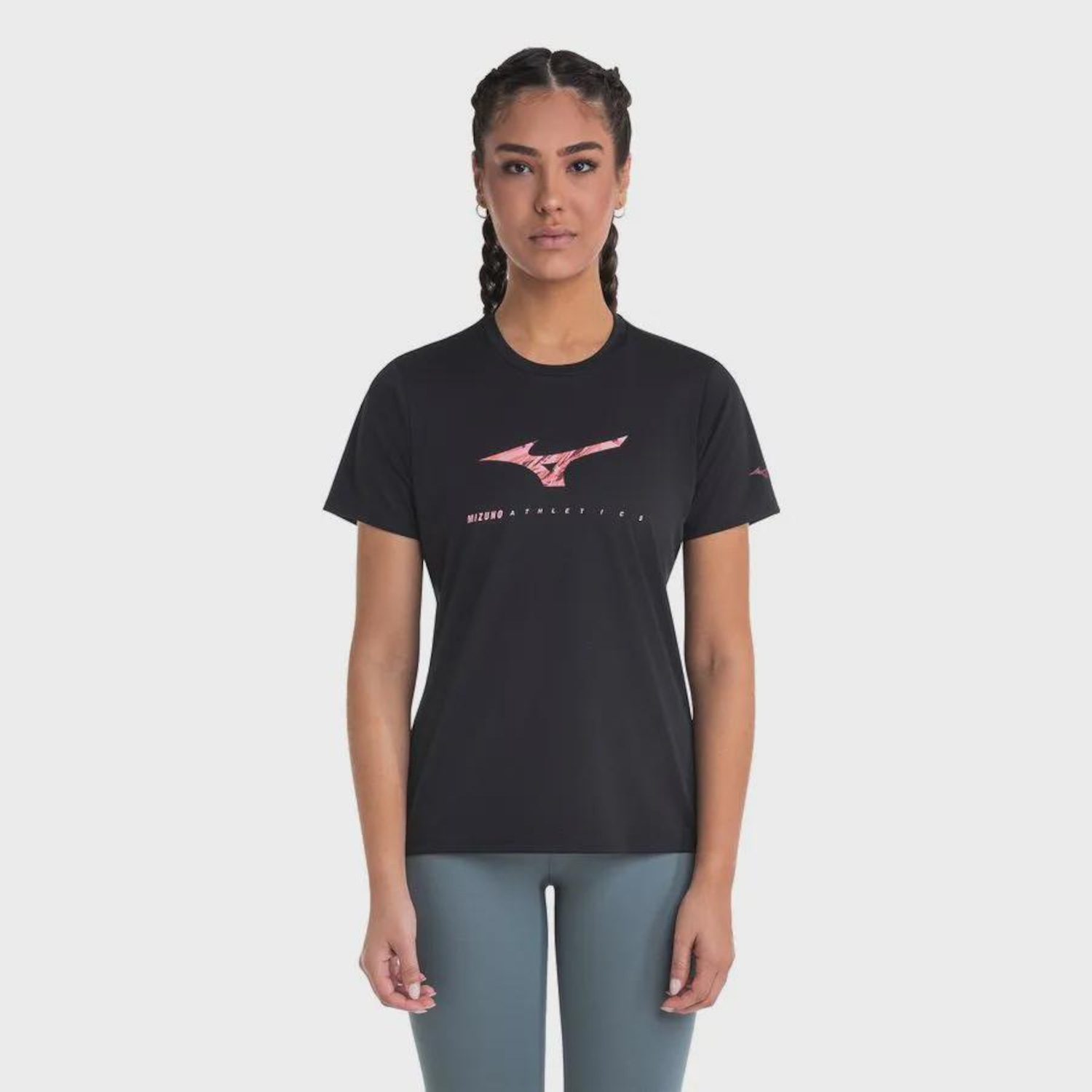 Camiseta de Treino Mizuno Energy Stamp Feminina - Foto 1