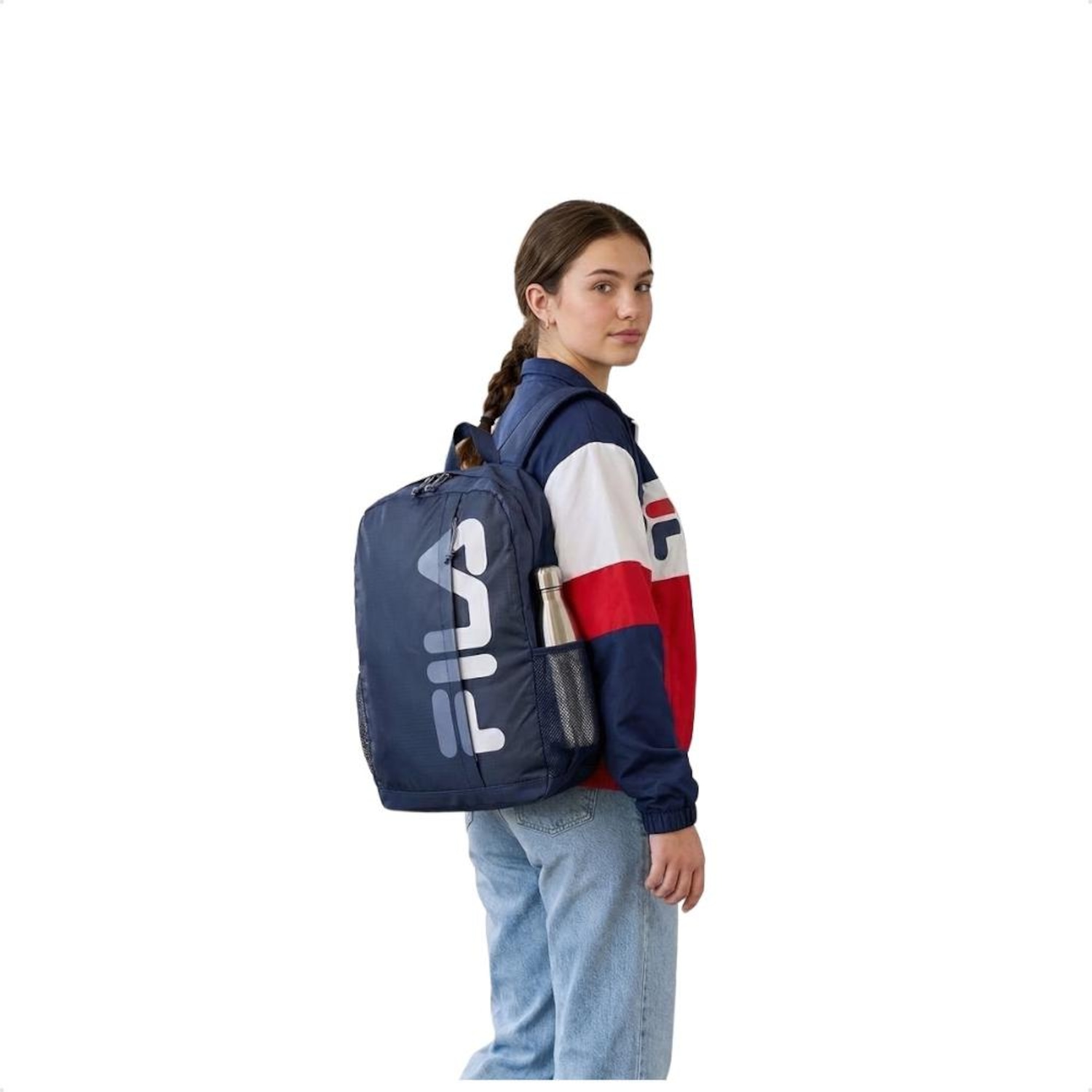 Mochila Fila Cut Logo Letter Unissex - Foto 1