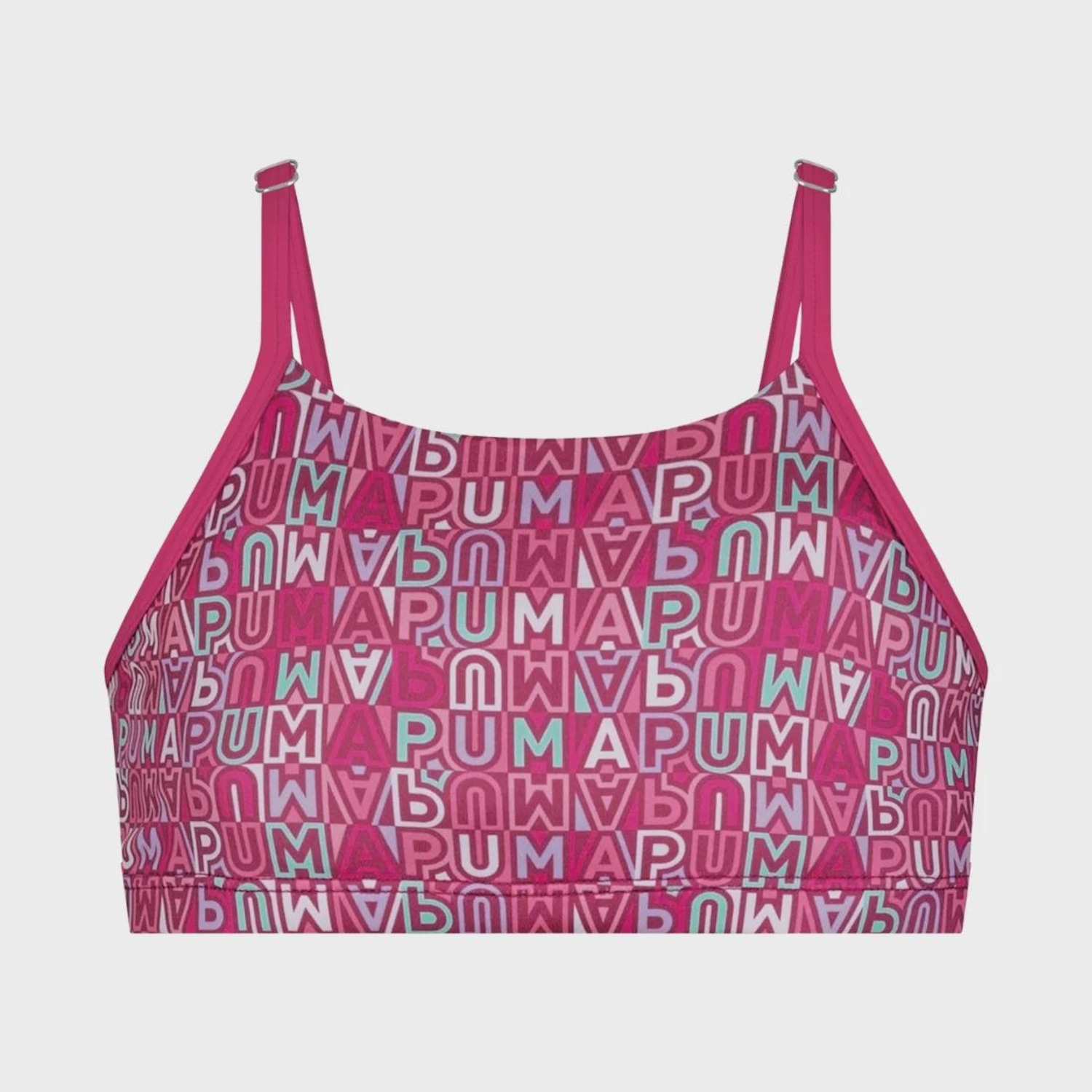 Top do Biquini Puma Estampado - Infantil - Foto 1