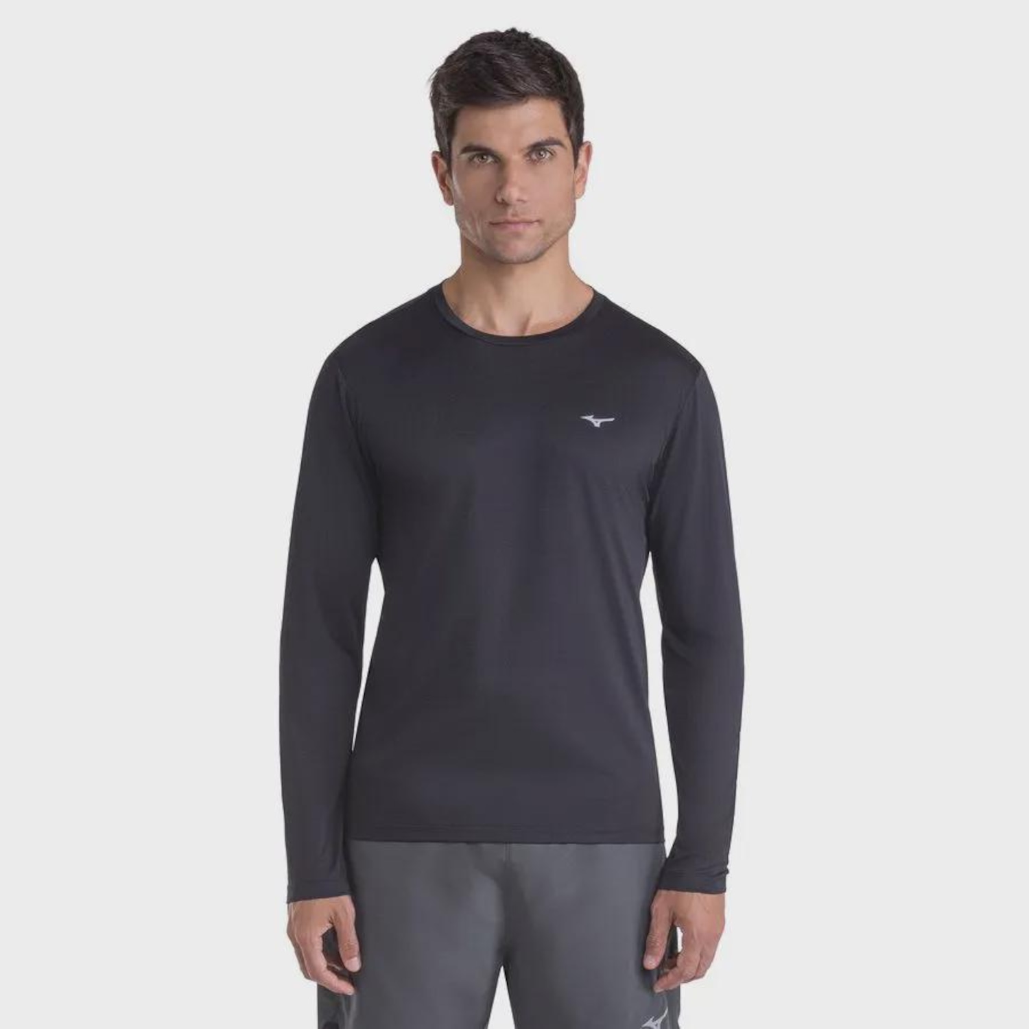 Camiseta de Corrida Manga Longa Mizuno Nirvana Masculina - Foto 1