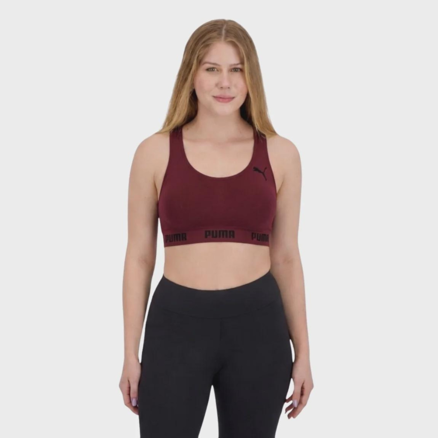 Top Puma Sem Costura - Feminino - Foto 1