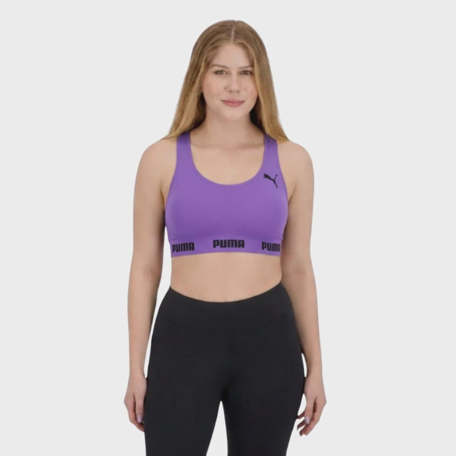 Top Puma Sem Costura - Feminino - Foto 1