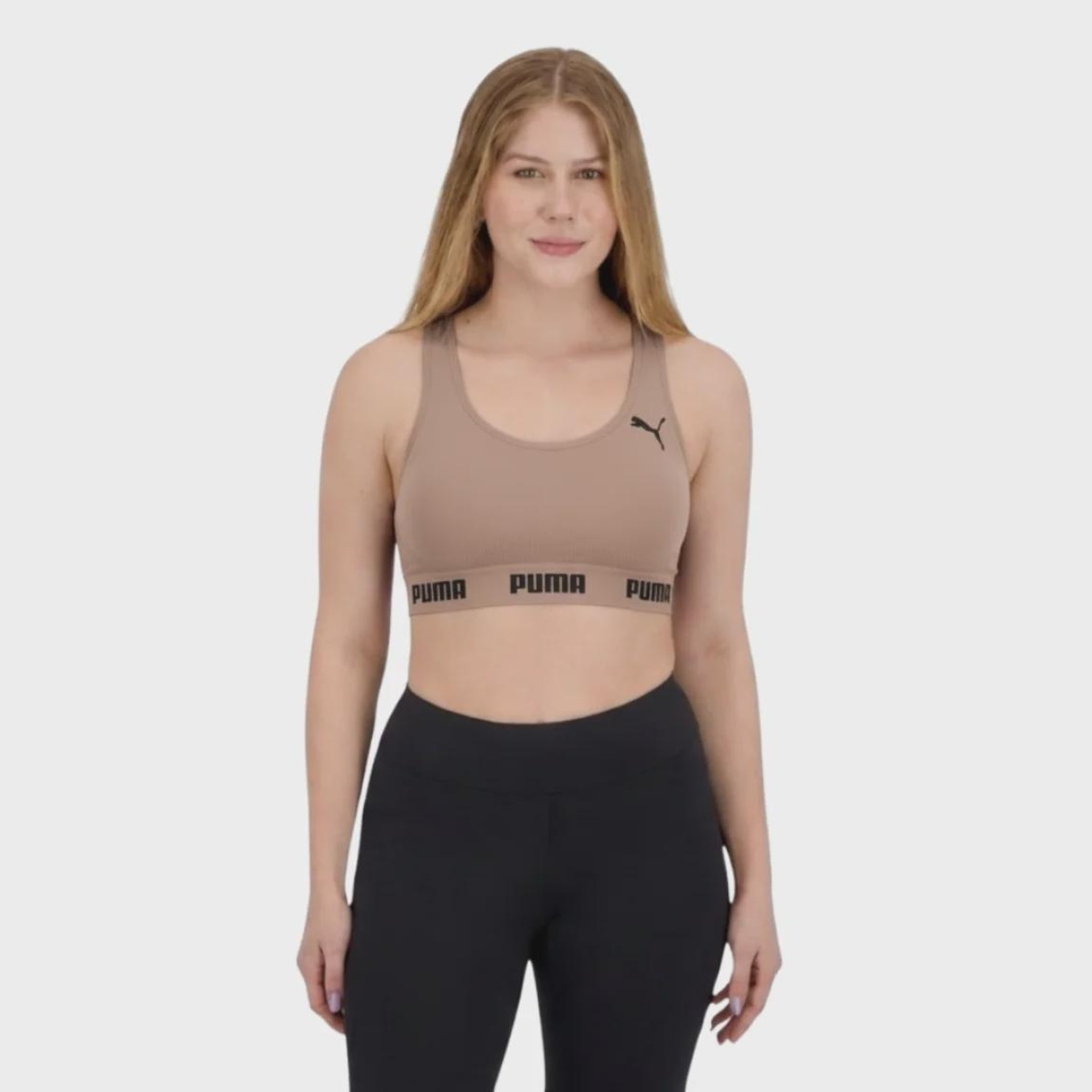 Top Puma Sem Costura - Feminino - Foto 1
