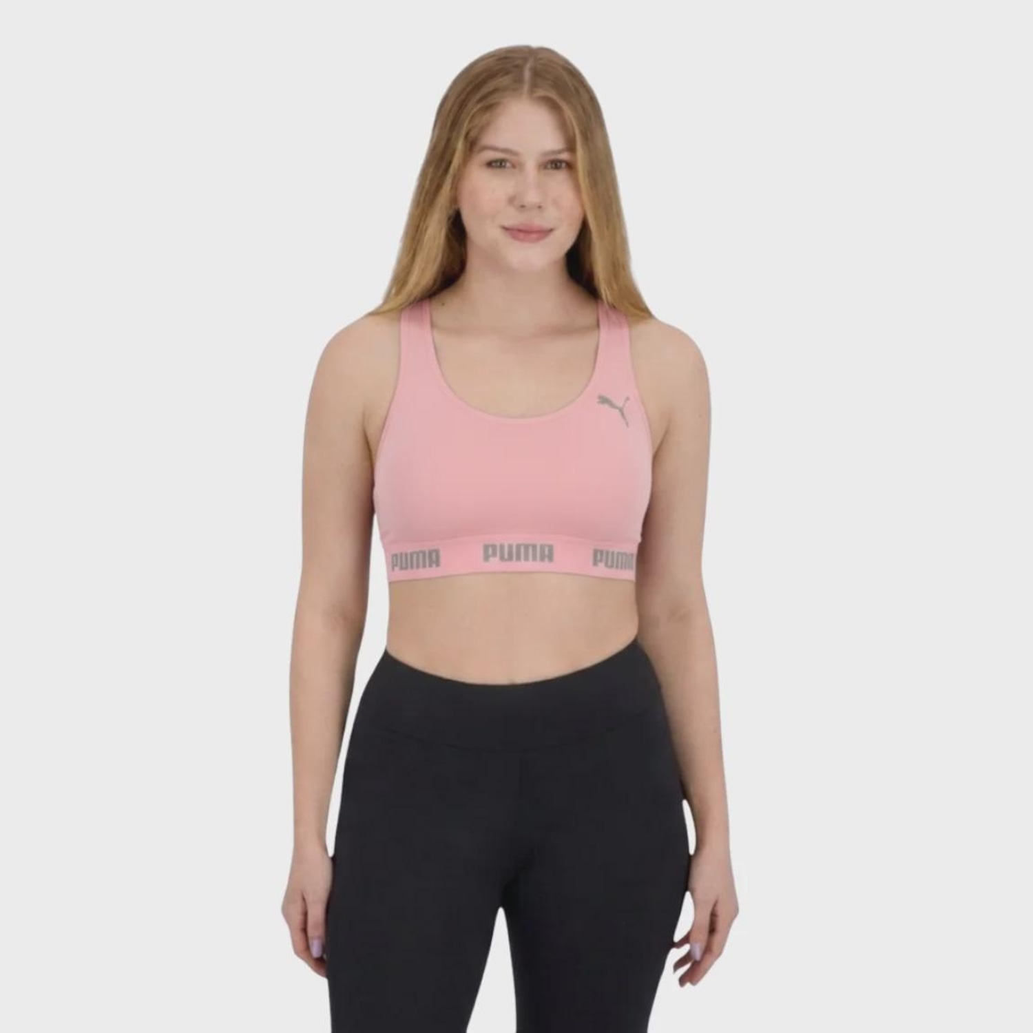 Top Puma Sem Costura - Feminino - Foto 1