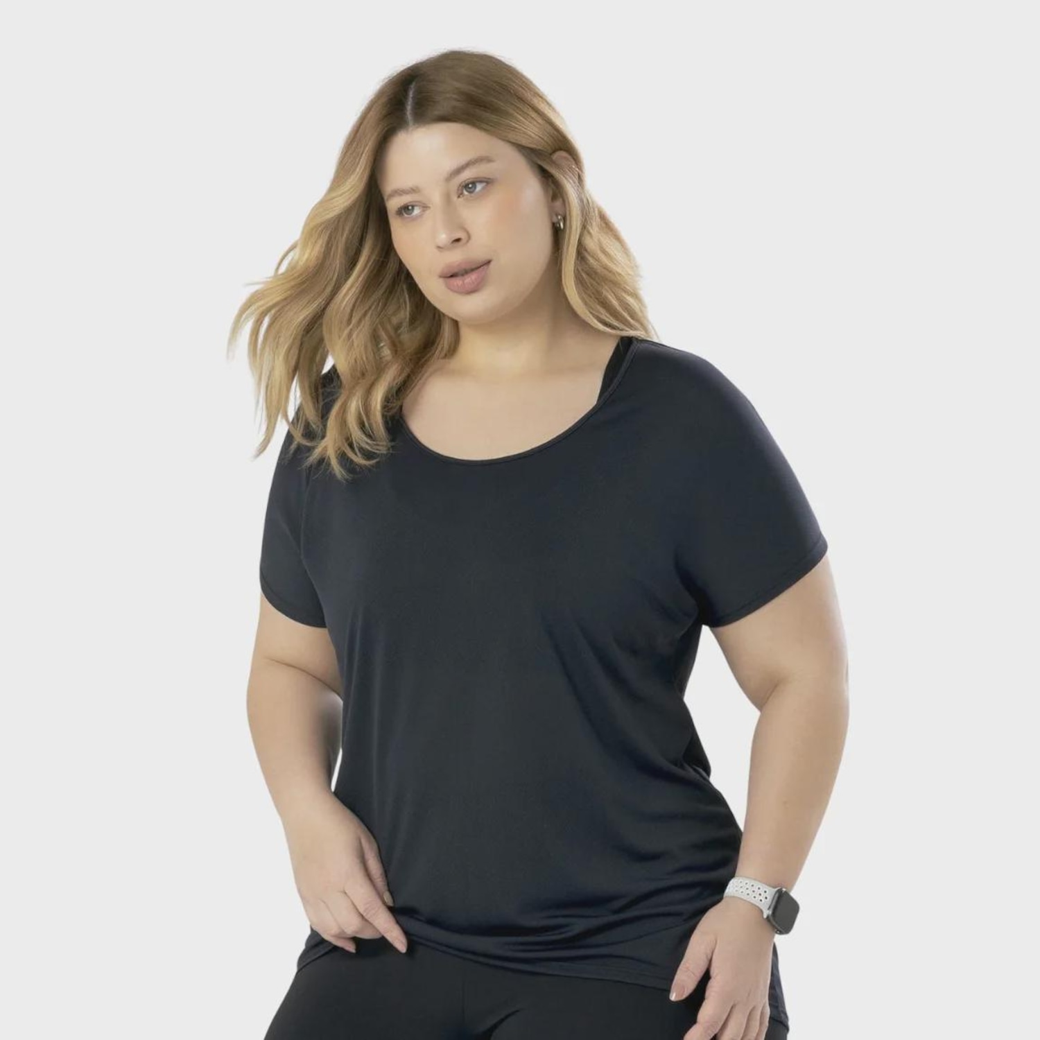 Camiseta Selene Plus Size Feminina - Feminina - Foto 1