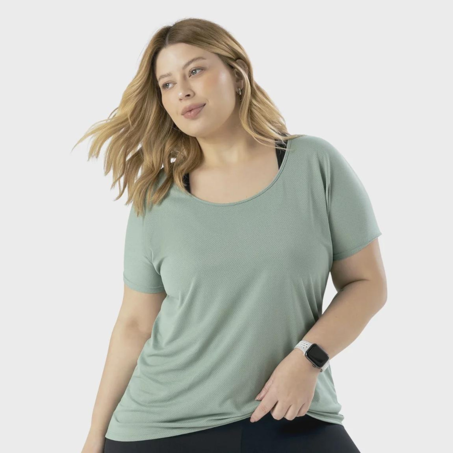 Camiseta Selene Plus Size Feminina - Feminina - Foto 1