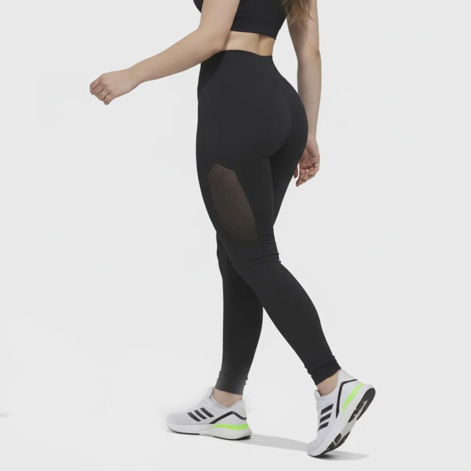 Calça Legging Selene Fitness Sem Costura - Feminina - Foto 4