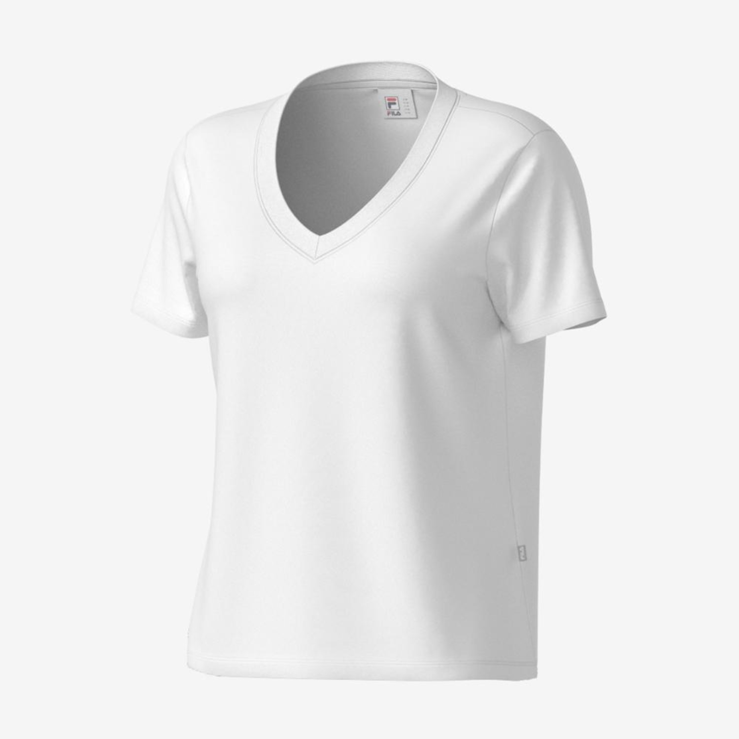 Camiseta Fila Regular V Basic Classic Feminina - Foto 1