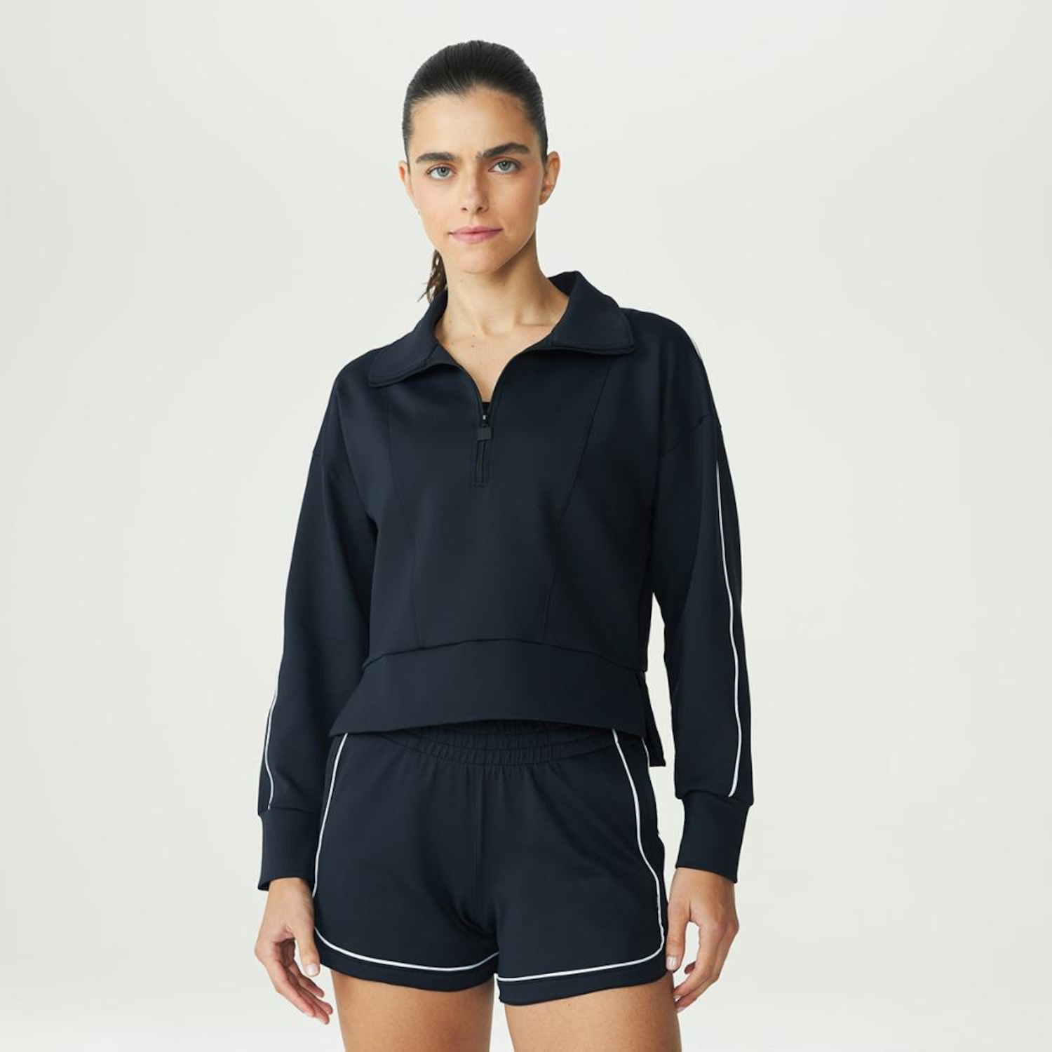 Casaco Feminino Piping Classic Sports Fila - Foto 1