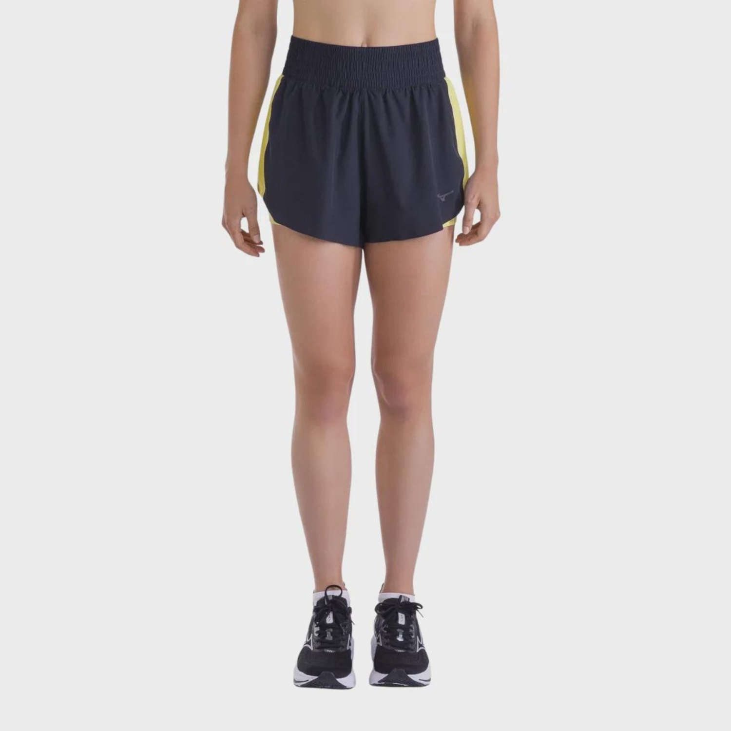 Short Mizuno High 2 X 1 Corrida Feminino - Foto 1