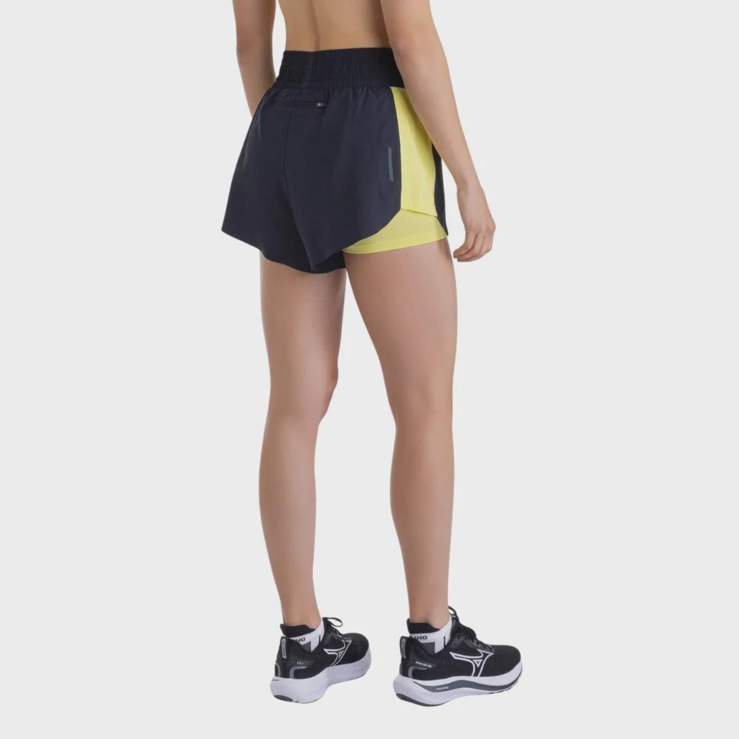 Short Mizuno High 2 X 1 Corrida Feminino - Foto 3