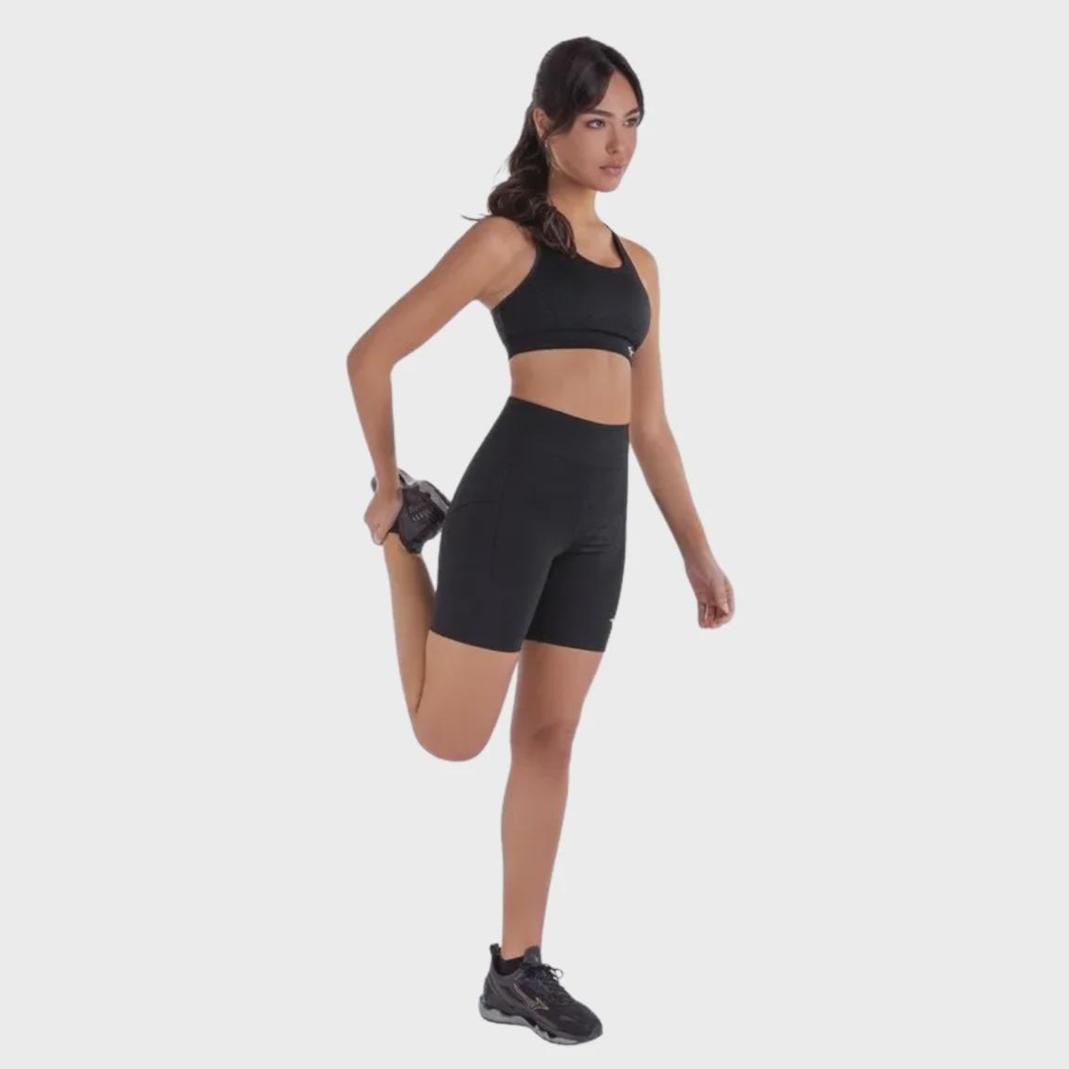 Shorts Mizuno Training Jacquard Feminina - Foto 3