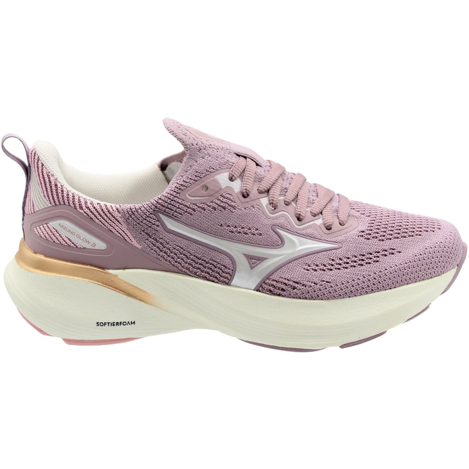 Tênis de Corrida Feminino Mizuno Glow 3 Softier - Foto 1