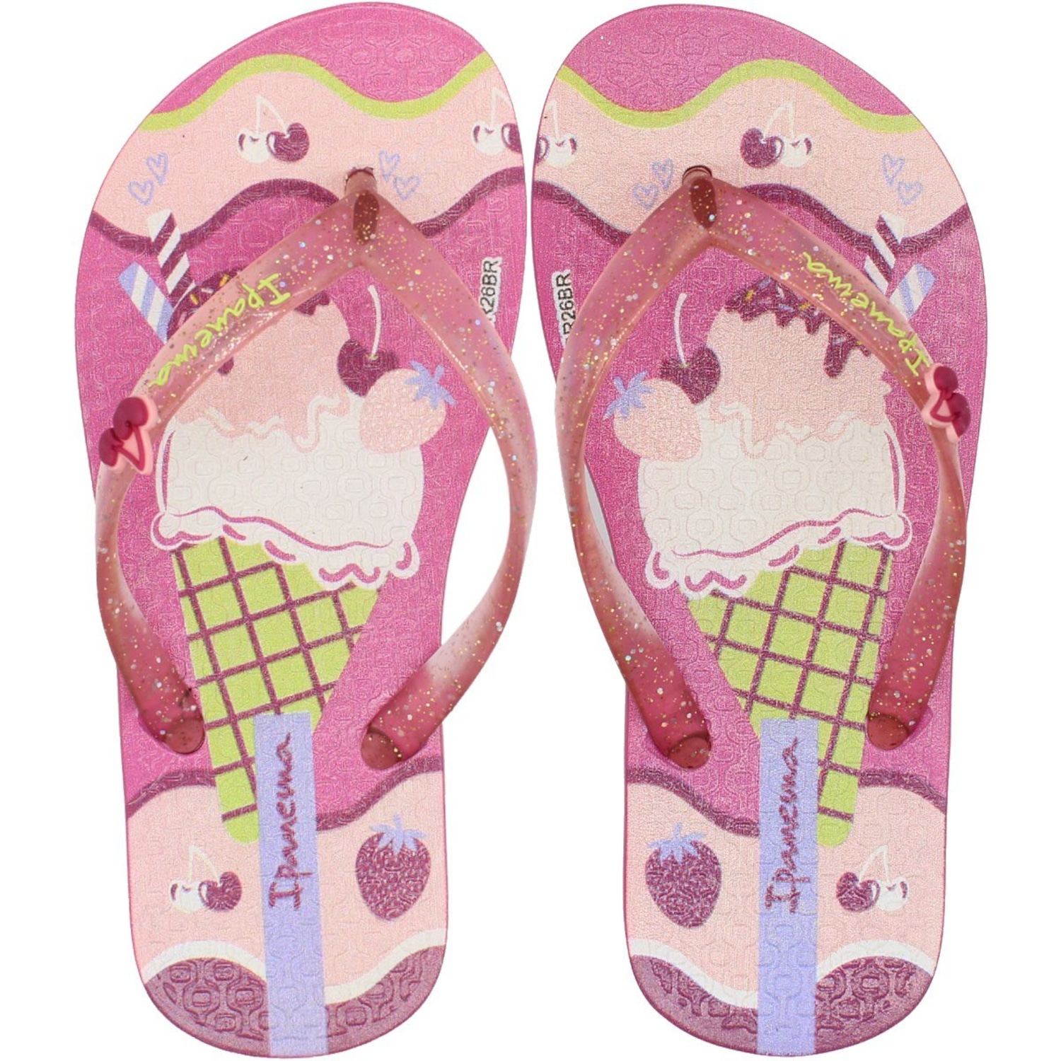 Chinelo de Dedo Ipanema Garden Shine - Infantil - Foto 1