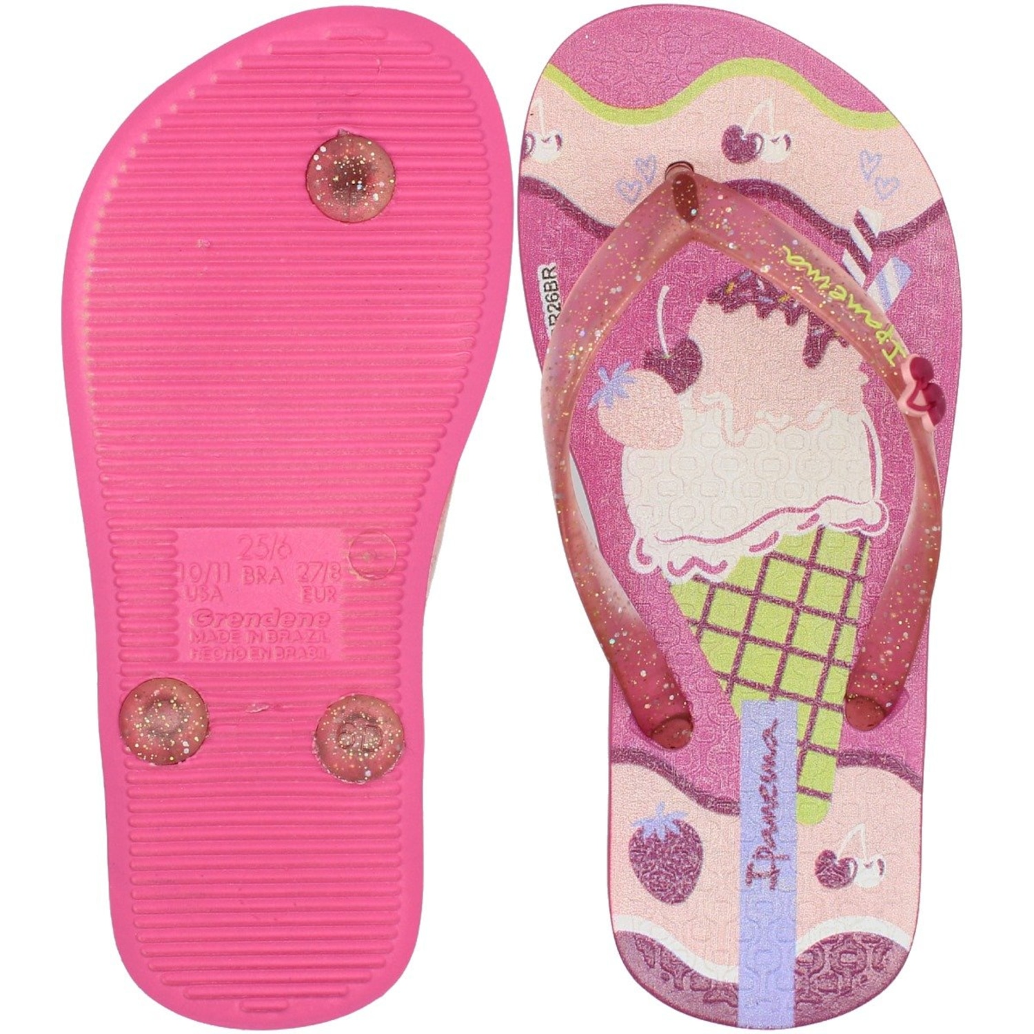 Chinelo de Dedo Ipanema Garden Shine - Infantil - Foto 3