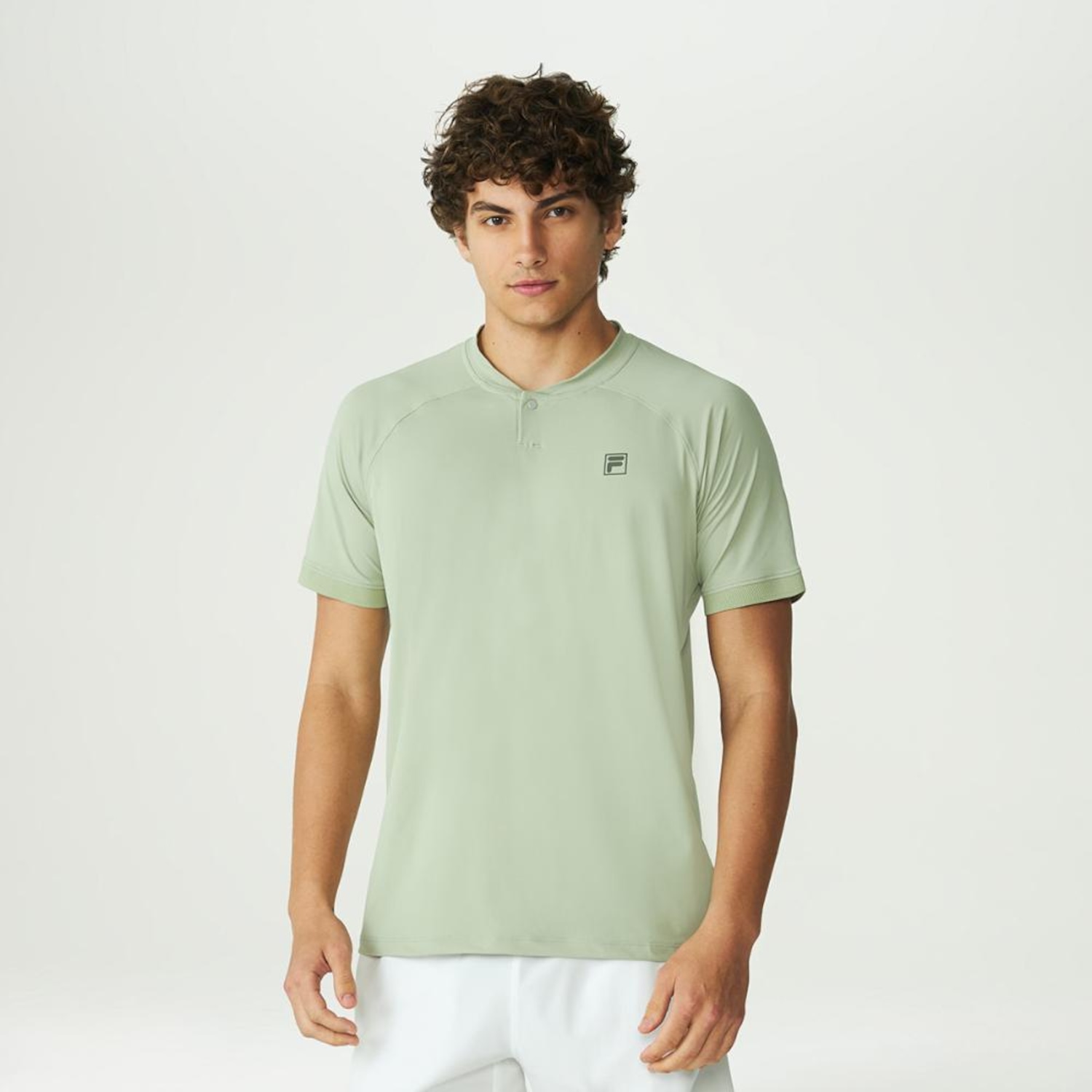Camisa Polo Fila Raglan Court Ease Masculina - Foto 1