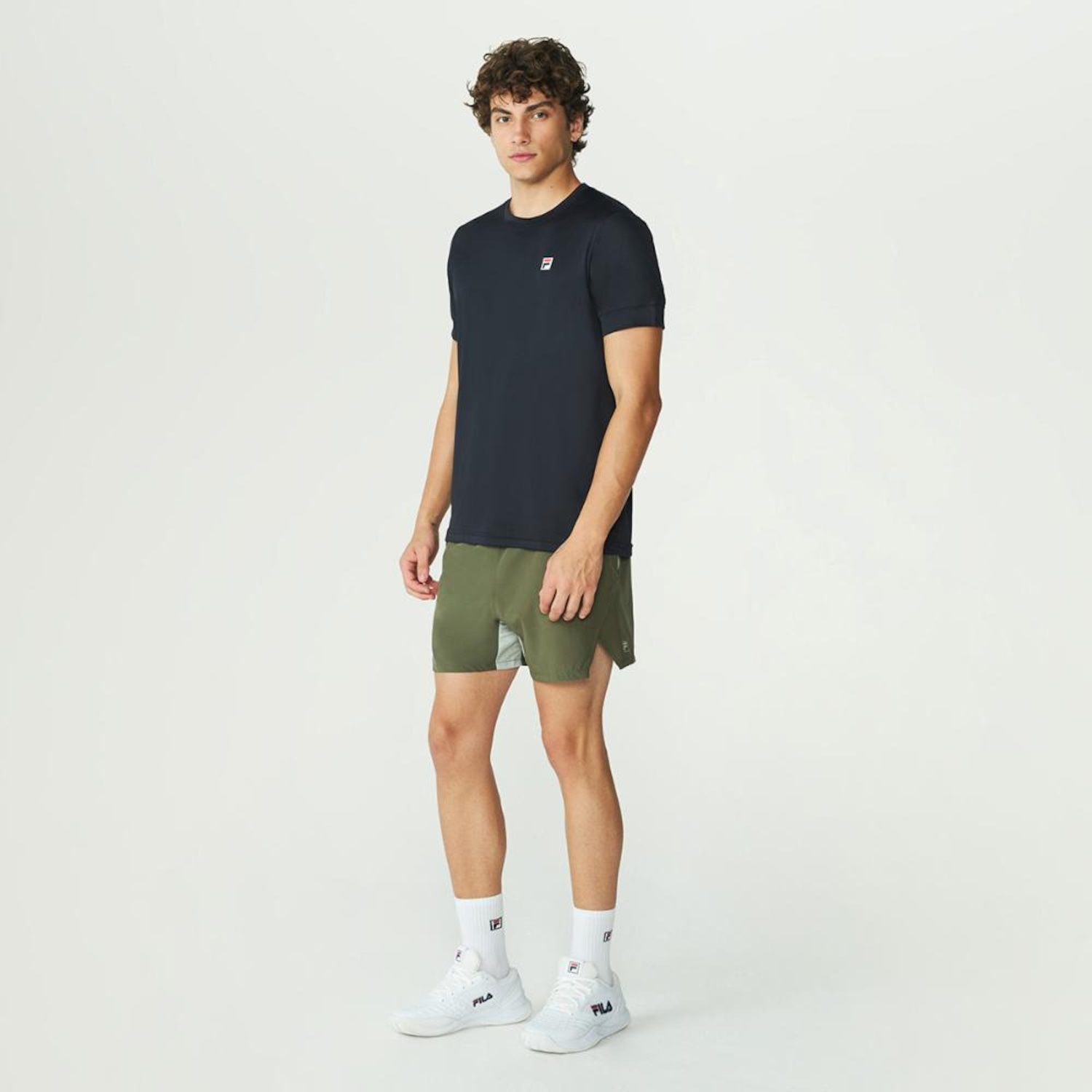Bermuda Fila Mesh Match II 5" Masculino - Foto 1
