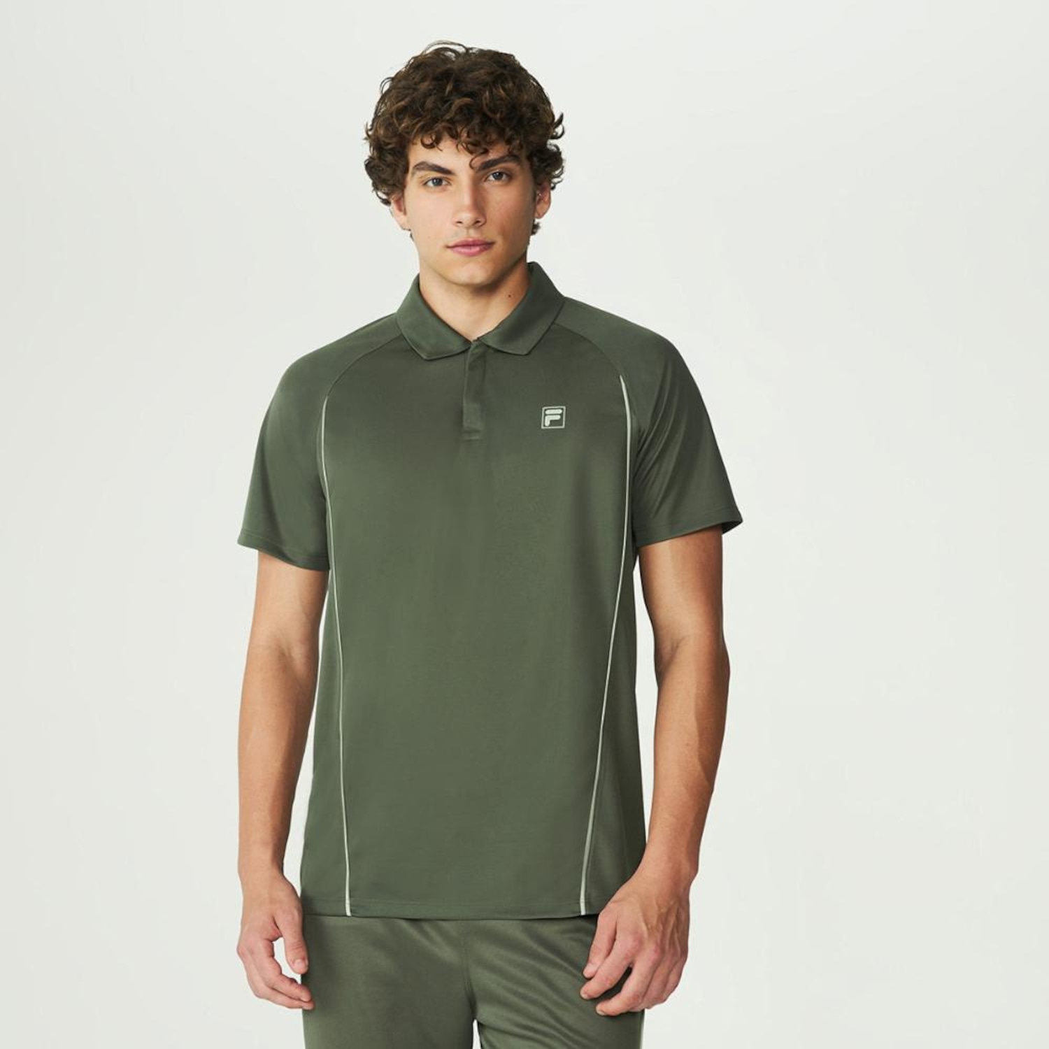 Camisa Polo Fila Match Masculina - Foto 1