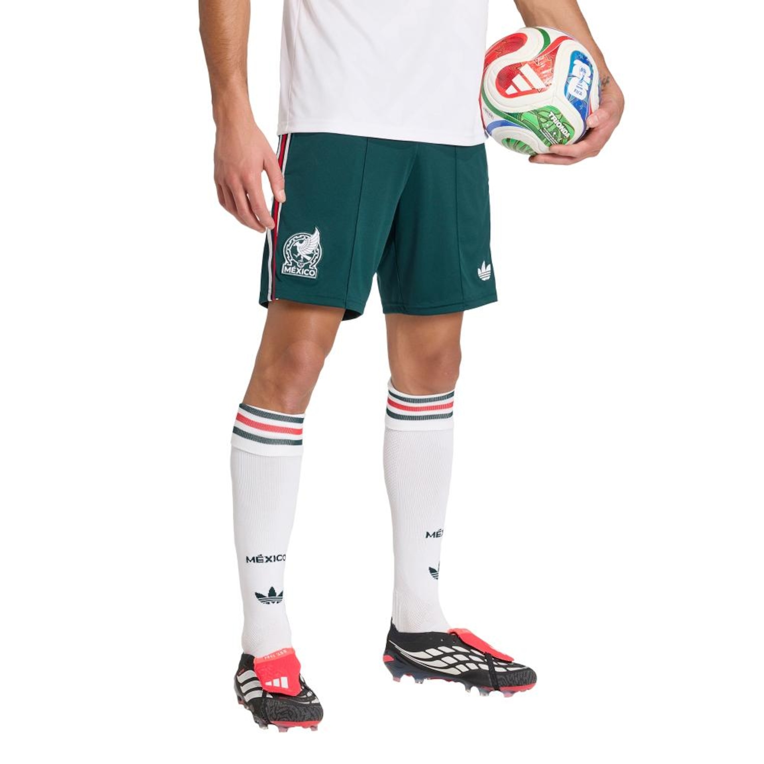 Shorts Seleção Nacional do México 26 Adidas Masculino - Foto 1